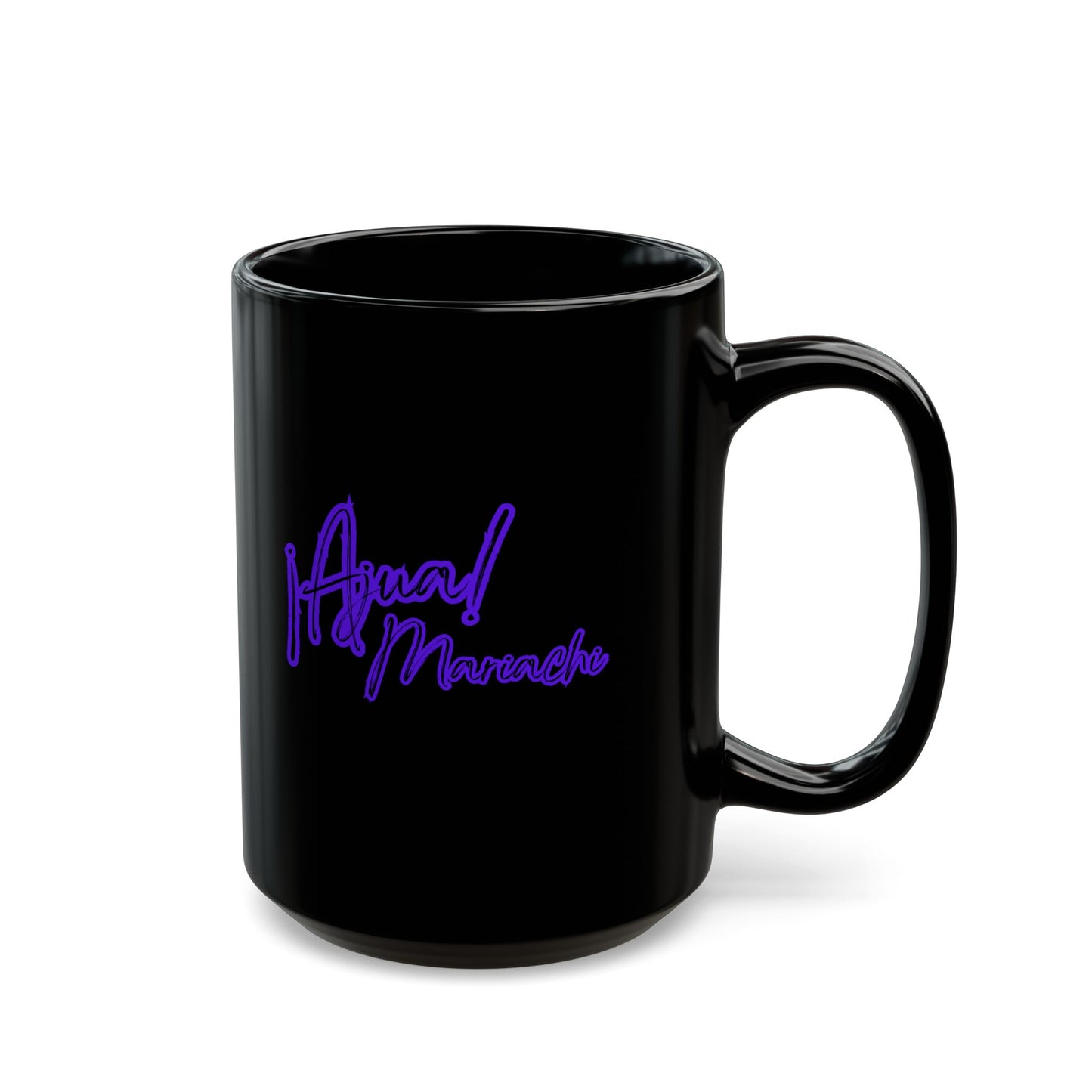 Purple Ajua Black Mug (11oz, 15oz)