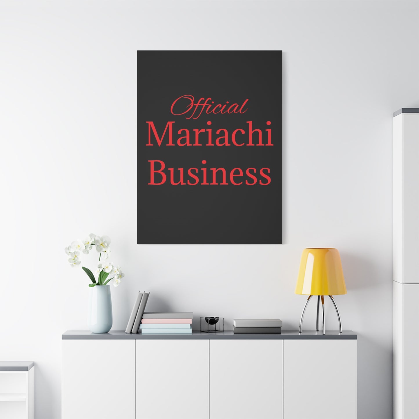 Official Mariachi Business Matte Canvas, Stretched, 1.25"