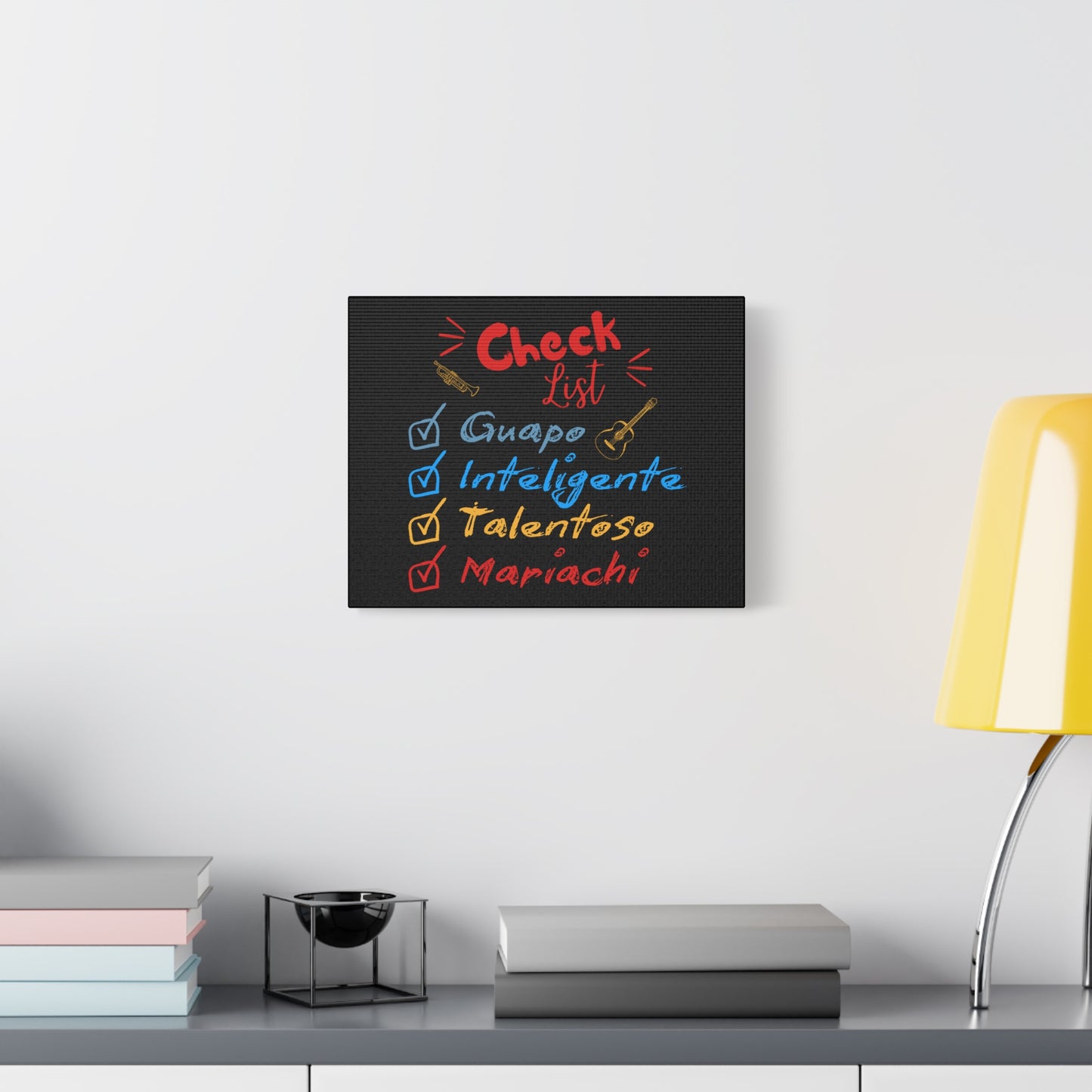 Checklist Guapo Matte Canvas, Stretched, 1.25"