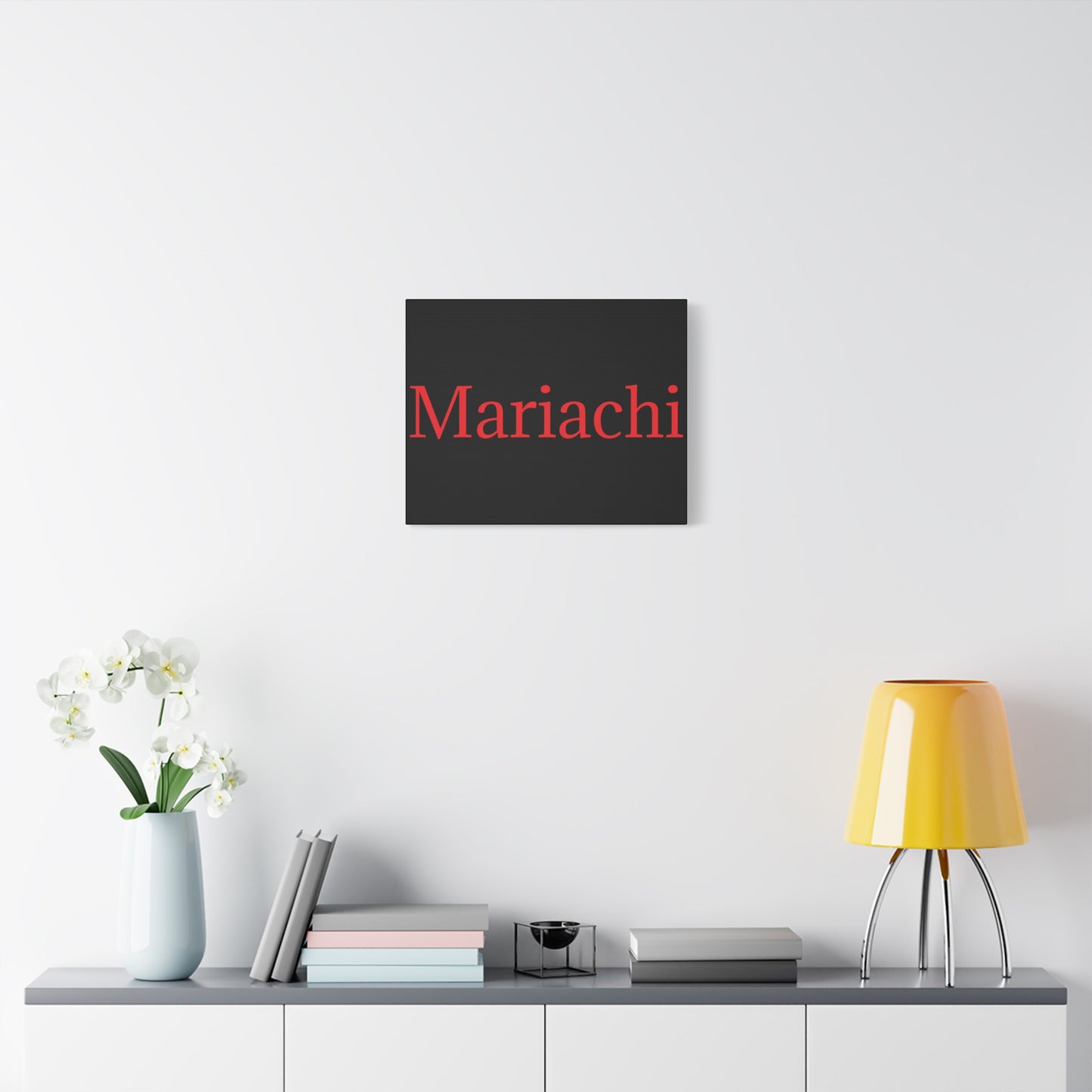 Red Mariachi Matte Canvas, Stretched, 1.25"