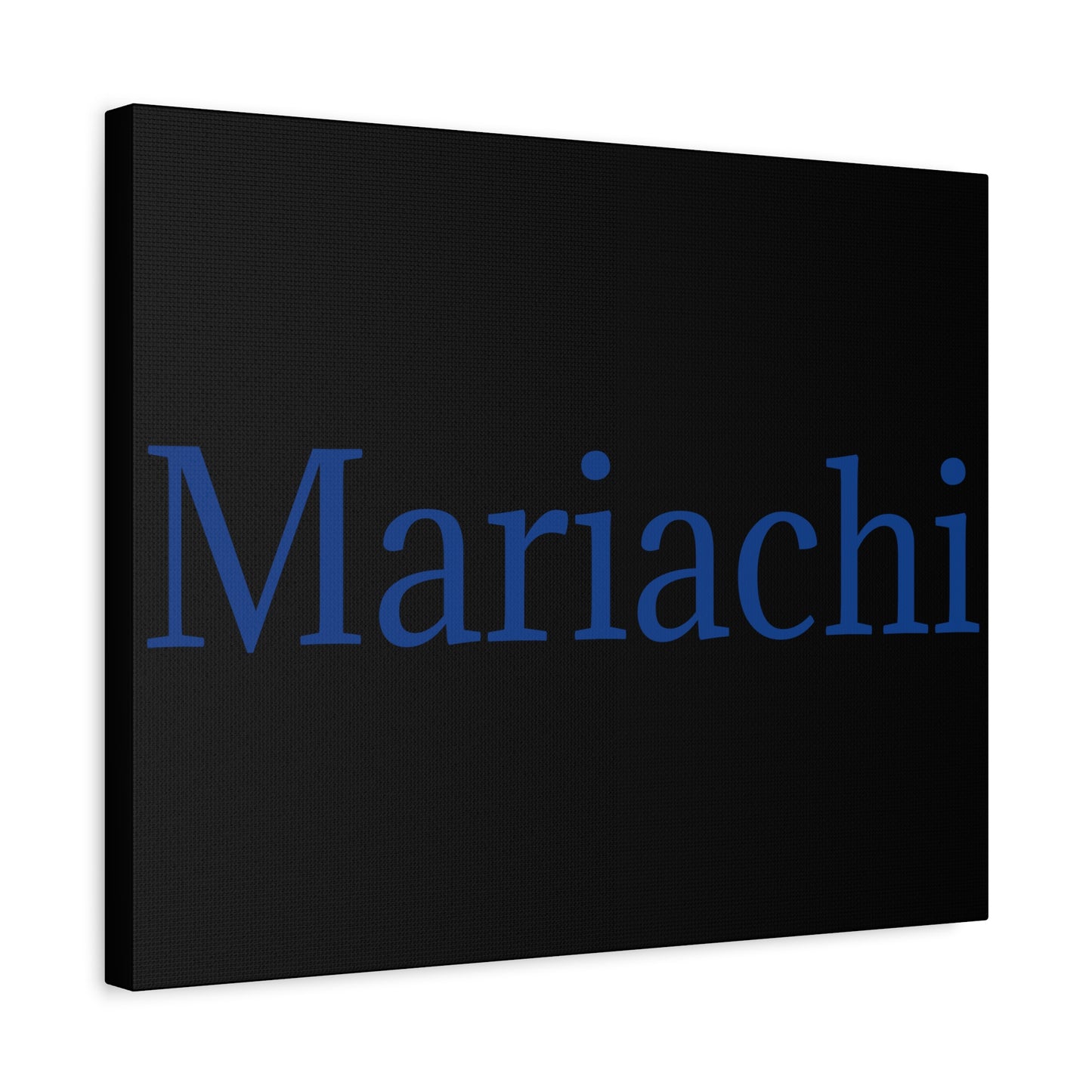 Blue Mariachi Matte Canvas, Stretched, 1.25"