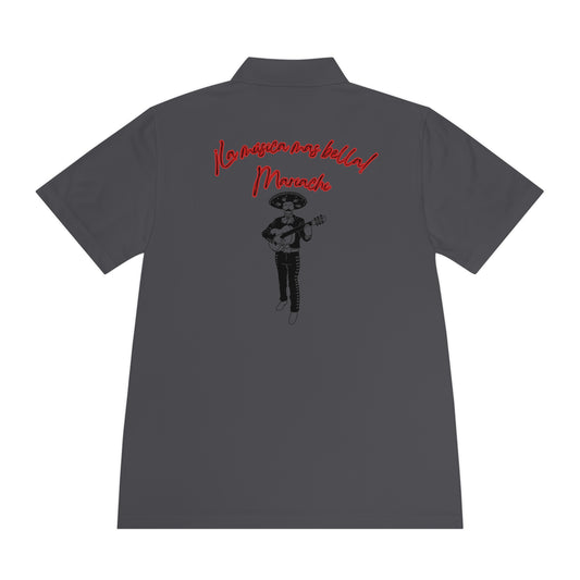 La Musica Mas Bella Men's Sport Polo Shirt