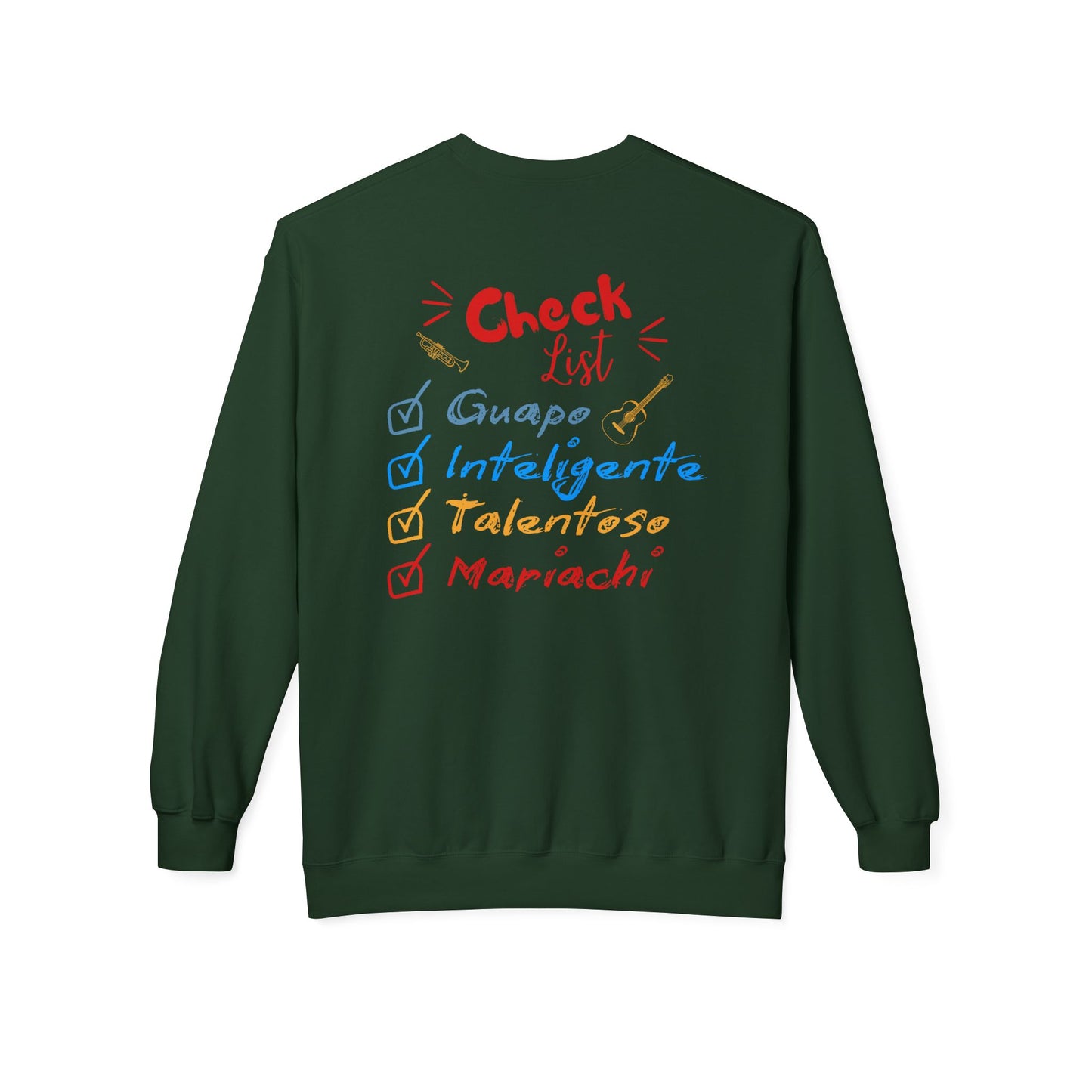 Checklist Guapo Unisex Midweight Softstyle Fleece Crewneck Sweatshirt
