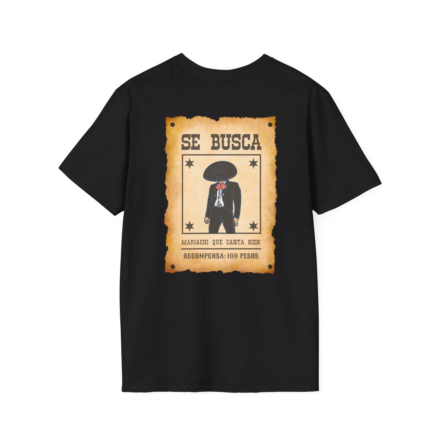 Wanted Mariachi Canta Unisex Softstyle T-Shirt