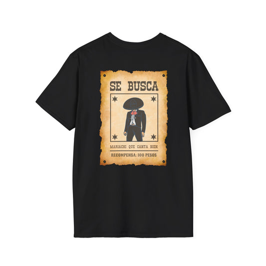 Wanted Mariachi Canta Unisex Softstyle T-Shirt