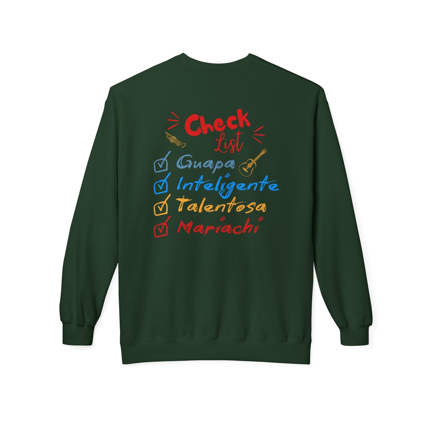 Checklist Guapa Unisex Midweight Softstyle Fleece Crewneck Sweatshirt