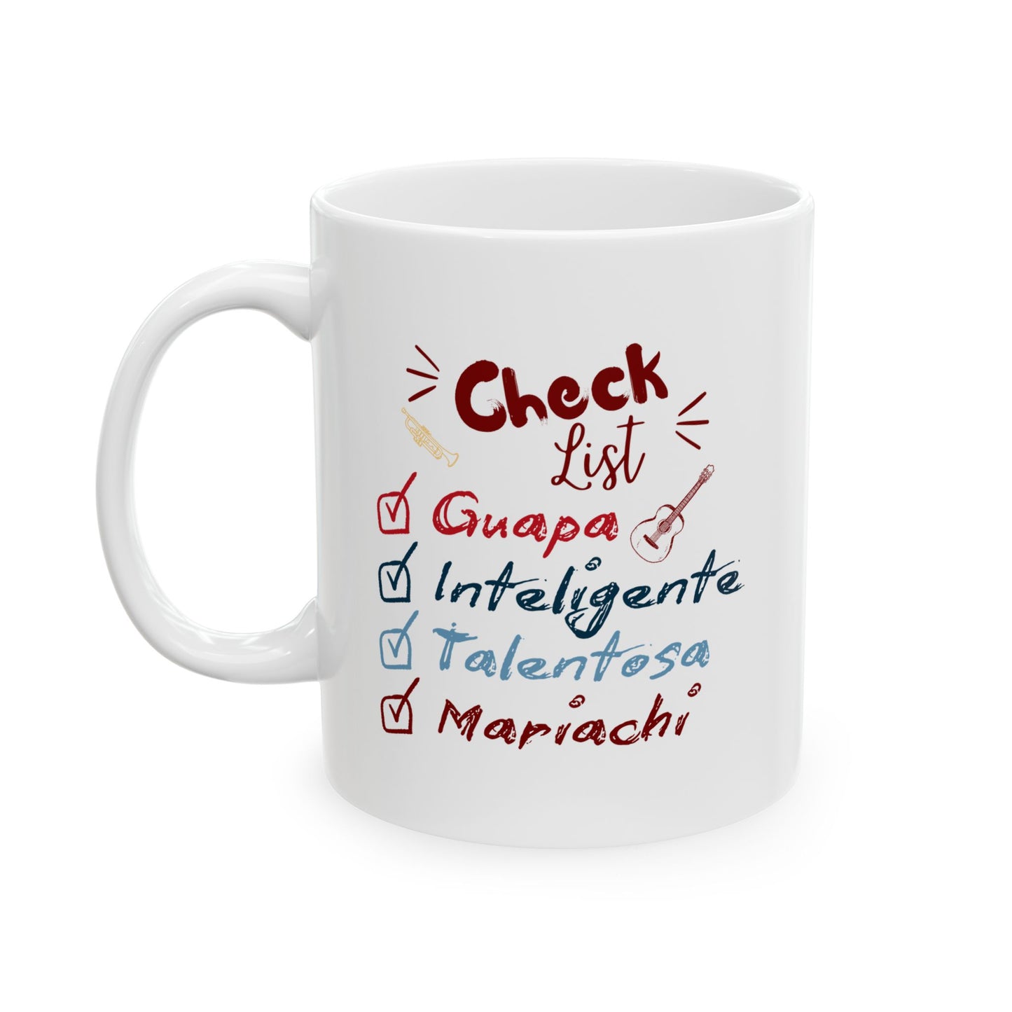 Checklist Guapa Ceramic Mug, (11oz, 15oz)
