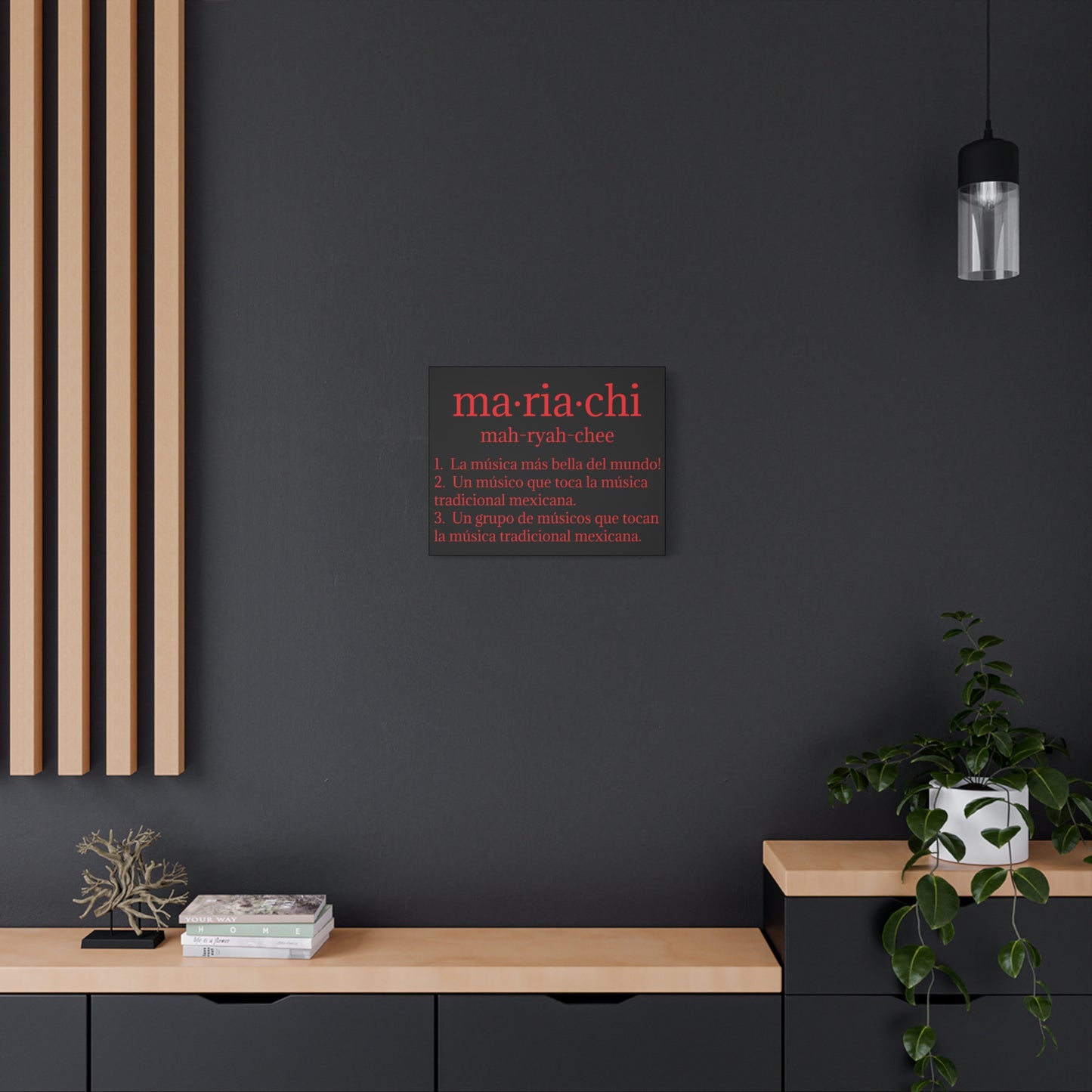 Red Mariachi Definition Business Matte Canvas, Stretched, 1.25"