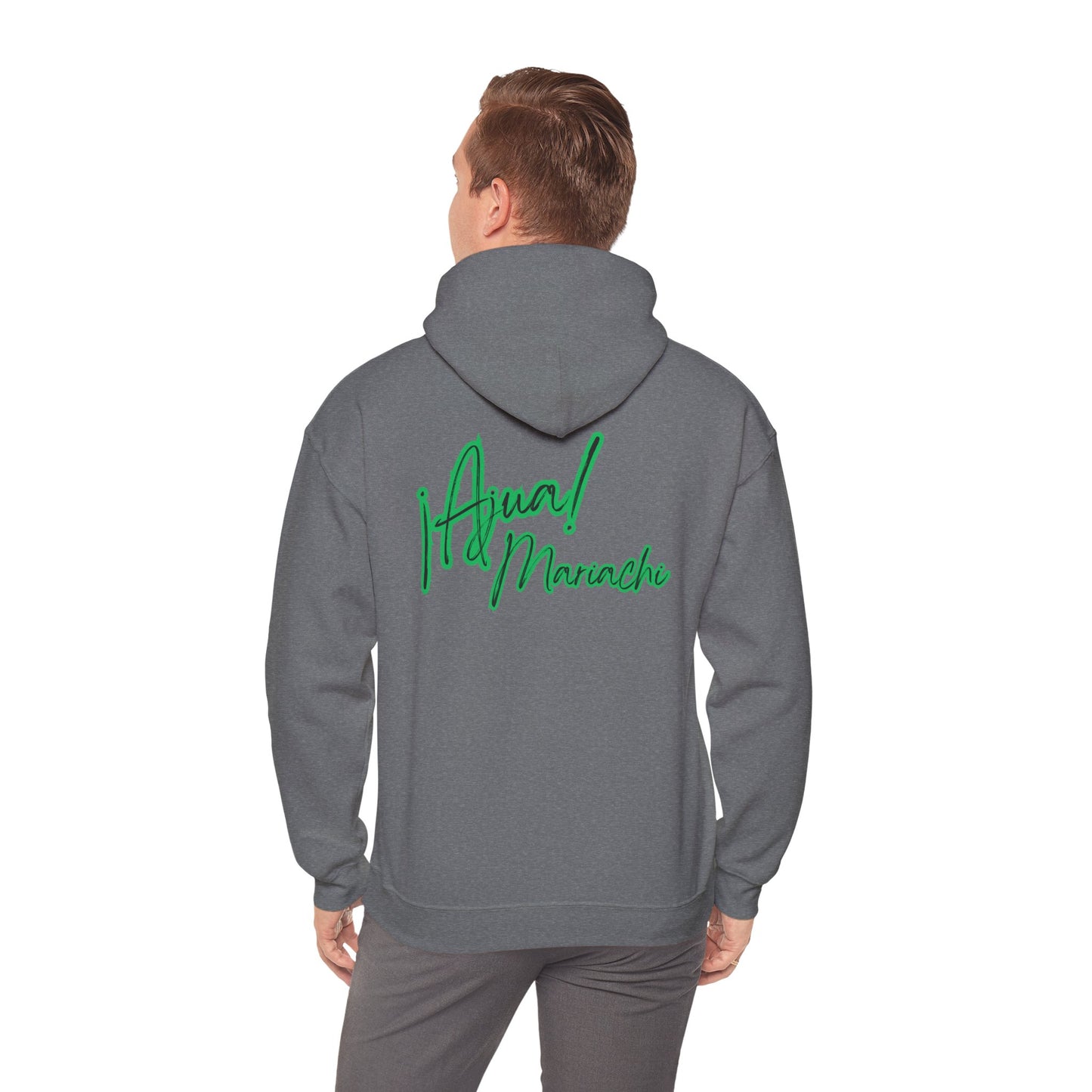 Green Ajua Unisex Heavy Blend™ Hooded Sweatshirt