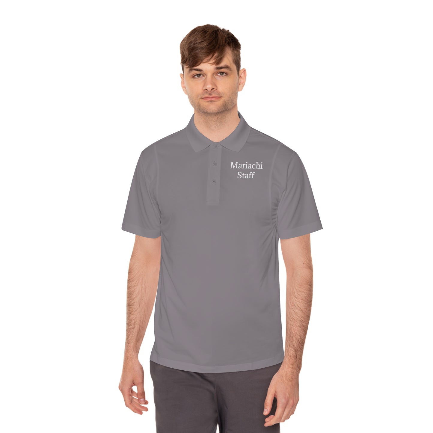 Dedication Passion Honor Mariachi Staff Men's Sport Polo Shirt