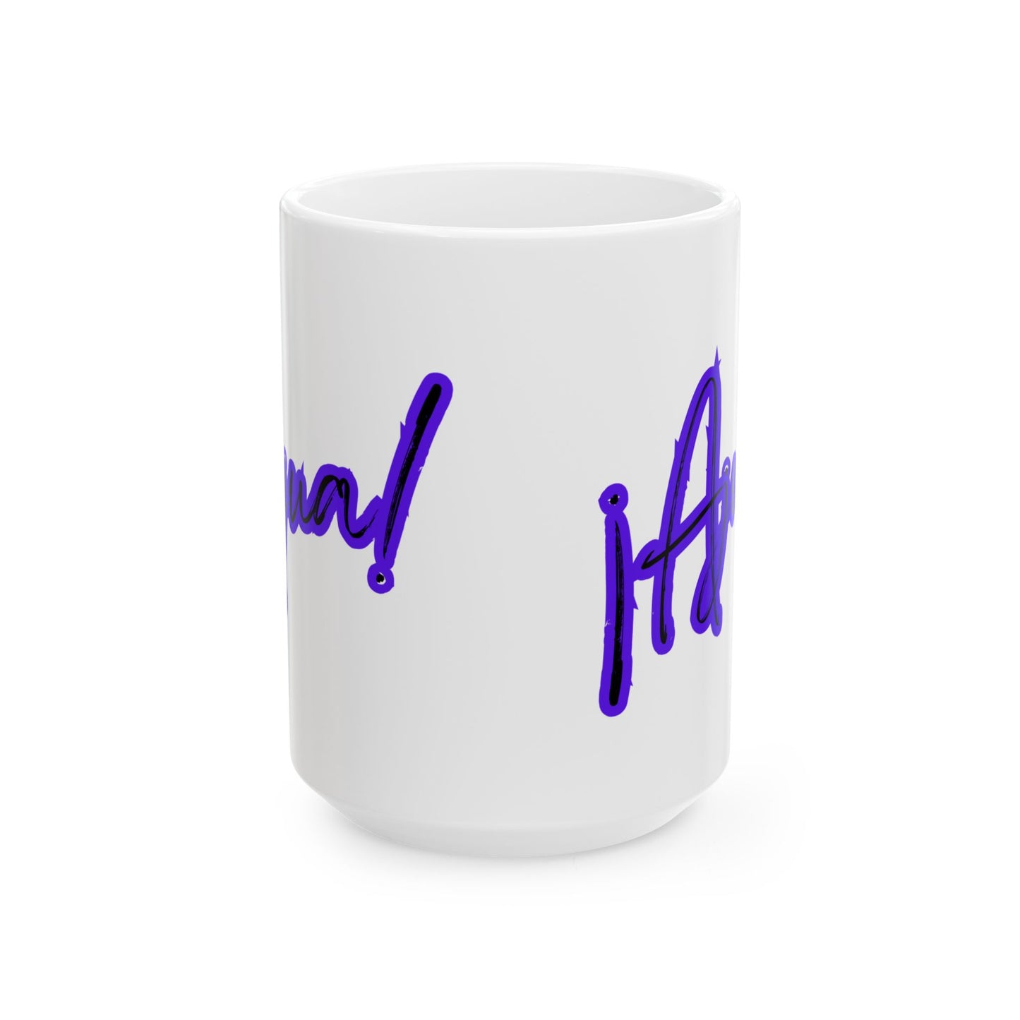 Purple Ajua Ceramic Mug, (11oz, 15oz)