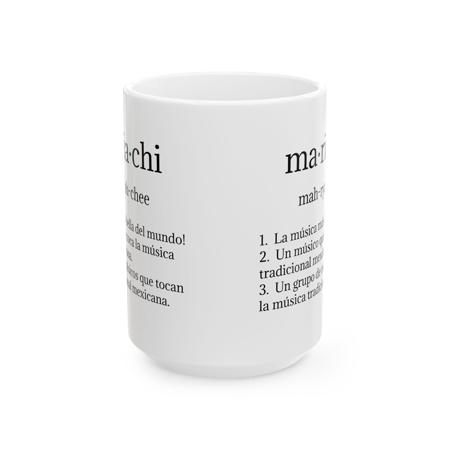 Mariachi Definition Ceramic Mug, (11oz, 15oz)