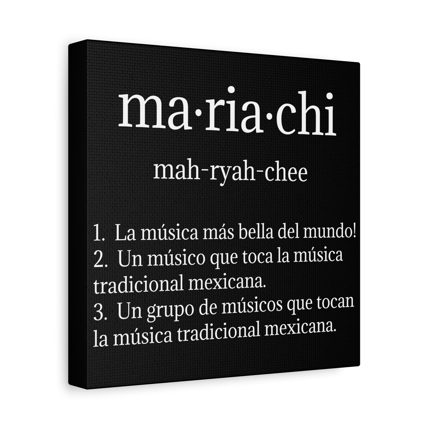 Mariachi Definition Business Matte Canvas, Stretched, 1.25"