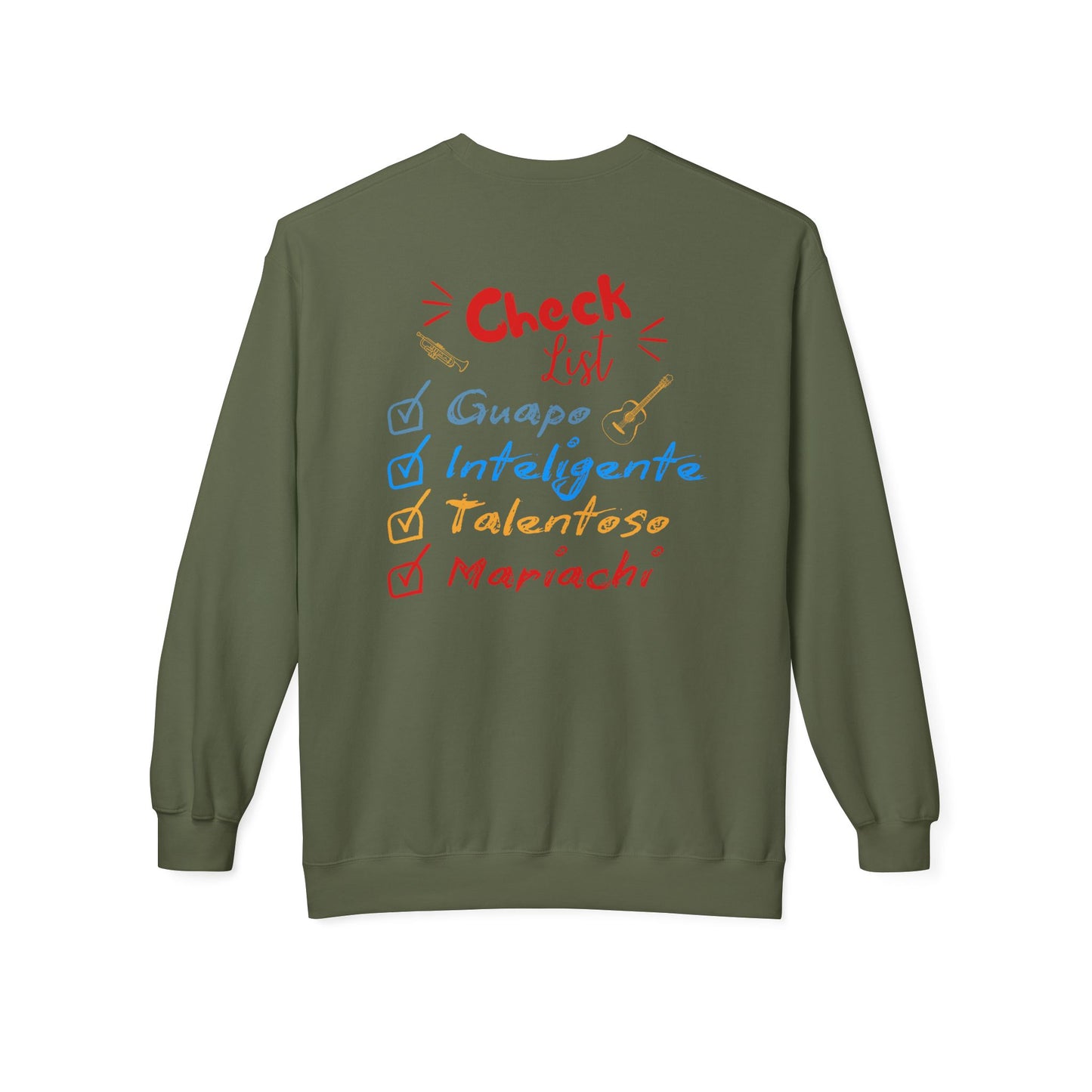 Checklist Guapo Unisex Midweight Softstyle Fleece Crewneck Sweatshirt