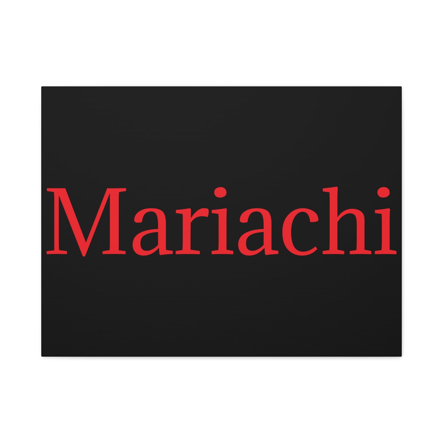 Red Mariachi Matte Canvas, Stretched, 1.25"