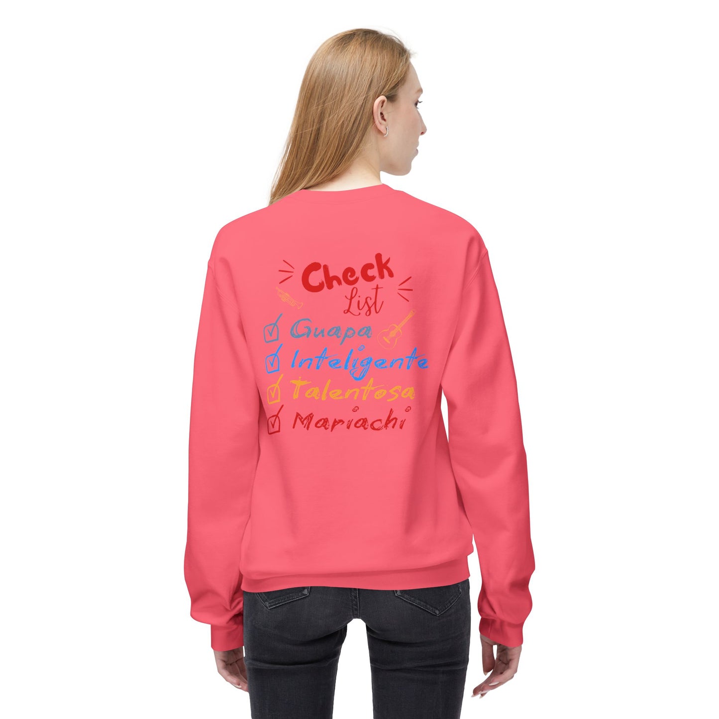 Checklist Guapa Unisex Midweight Softstyle Fleece Crewneck Sweatshirt