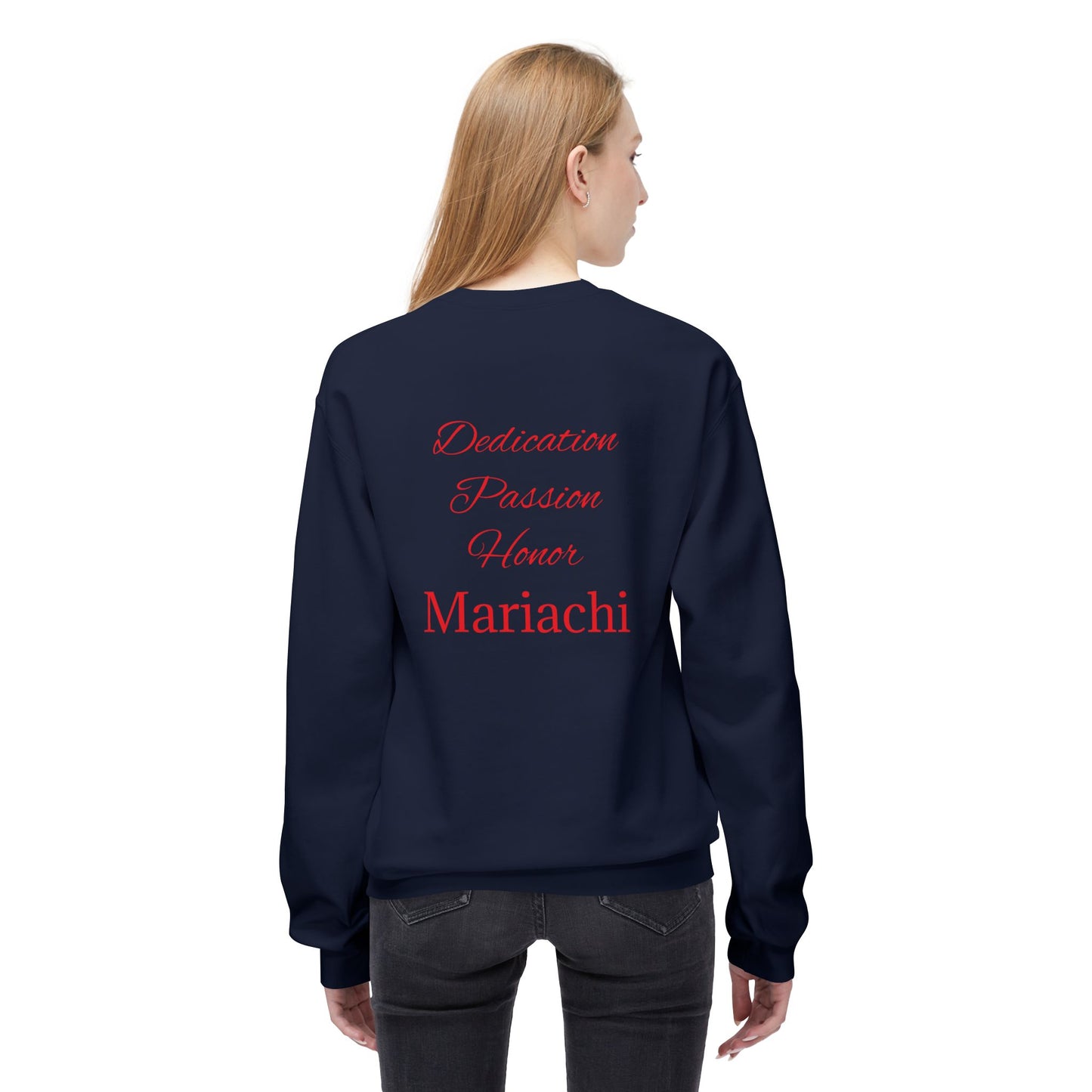 Dedication Passion Honor Violin Unisex Midweight Softstyle Fleece Crewneck Sweatshirt