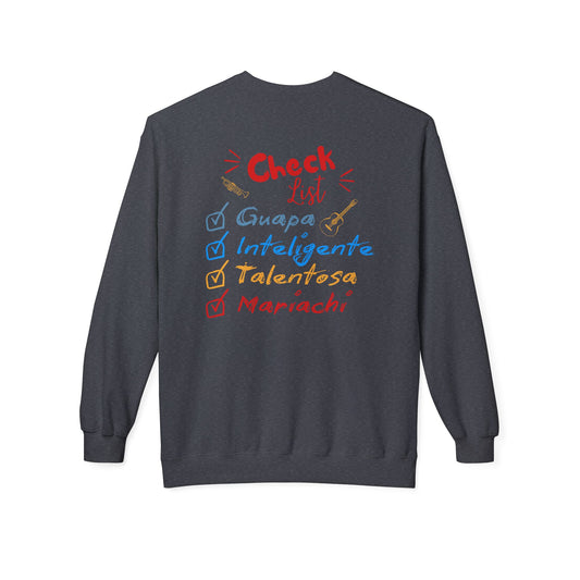 Checklist Guapa Unisex Midweight Softstyle Fleece Crewneck Sweatshirt
