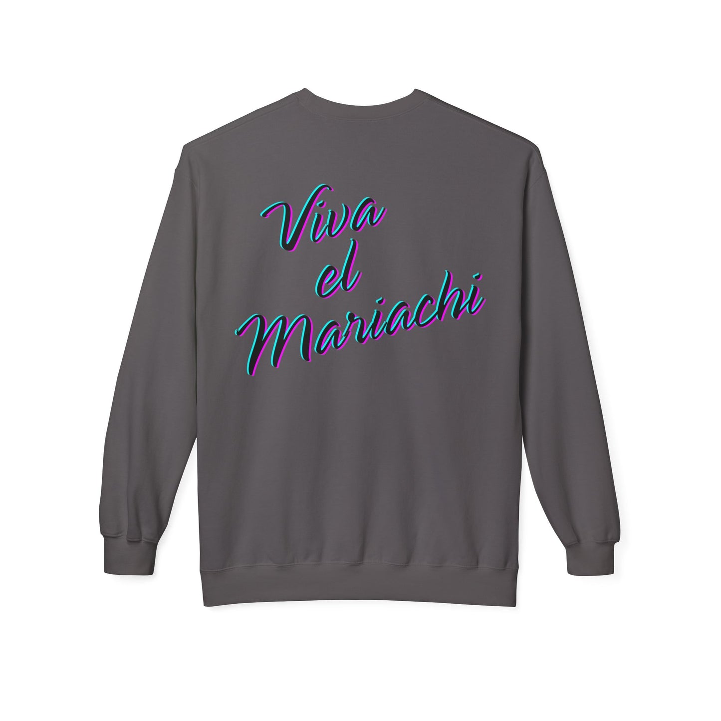 Neon Viva El Mariachi Unisex Midweight Softstyle Fleece Crewneck Sweatshirt