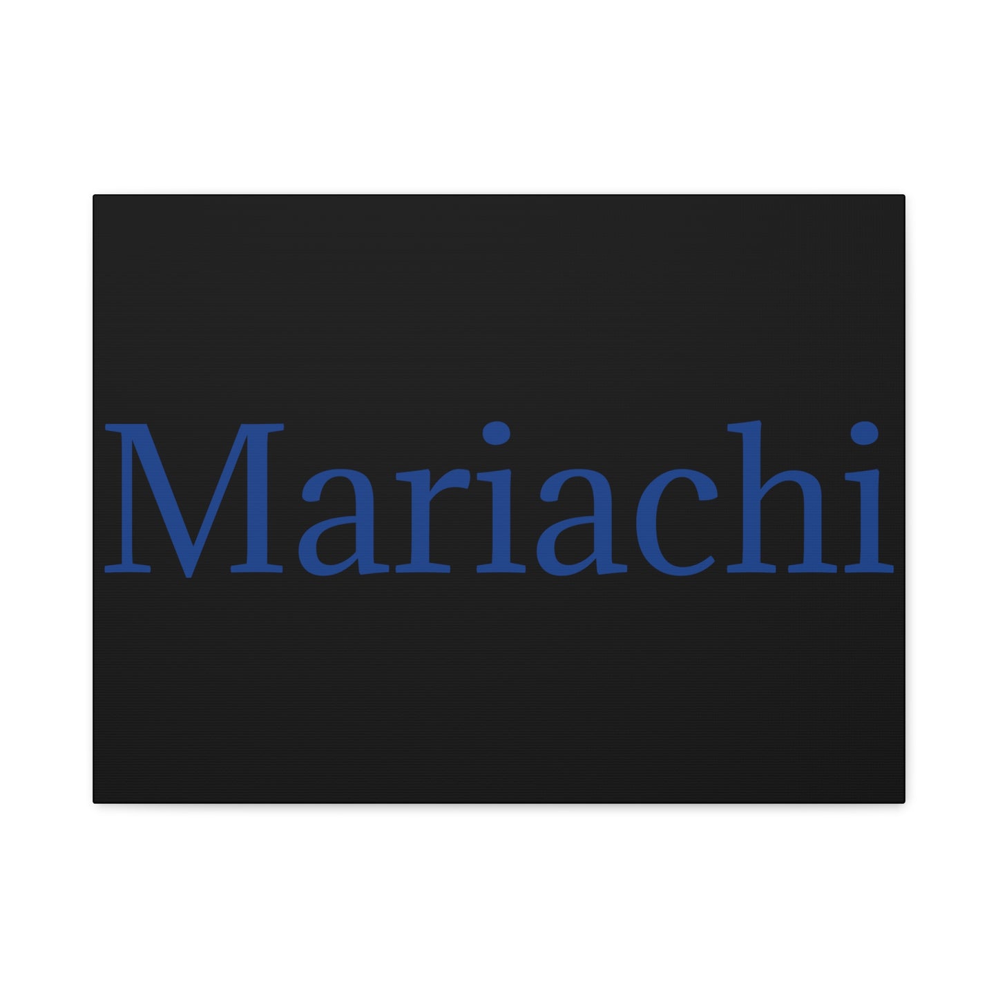 Blue Mariachi Matte Canvas, Stretched, 1.25"