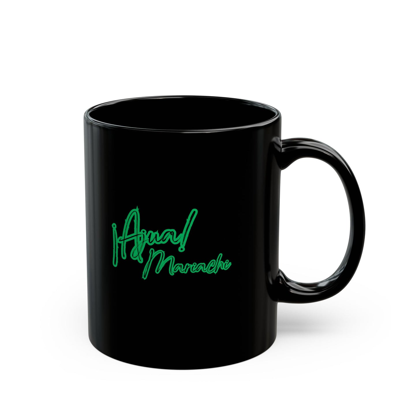 Green Ajua Black Mug (11oz, 15oz)