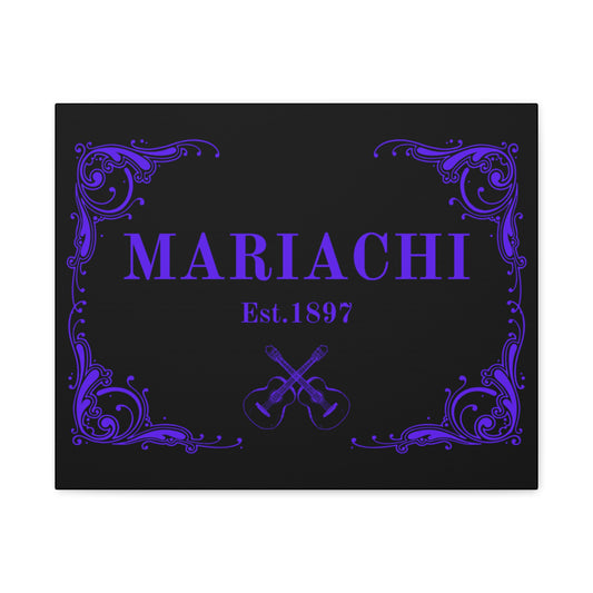 Purple Mariachi Established Matte Canvas, Stretched, 1.25"