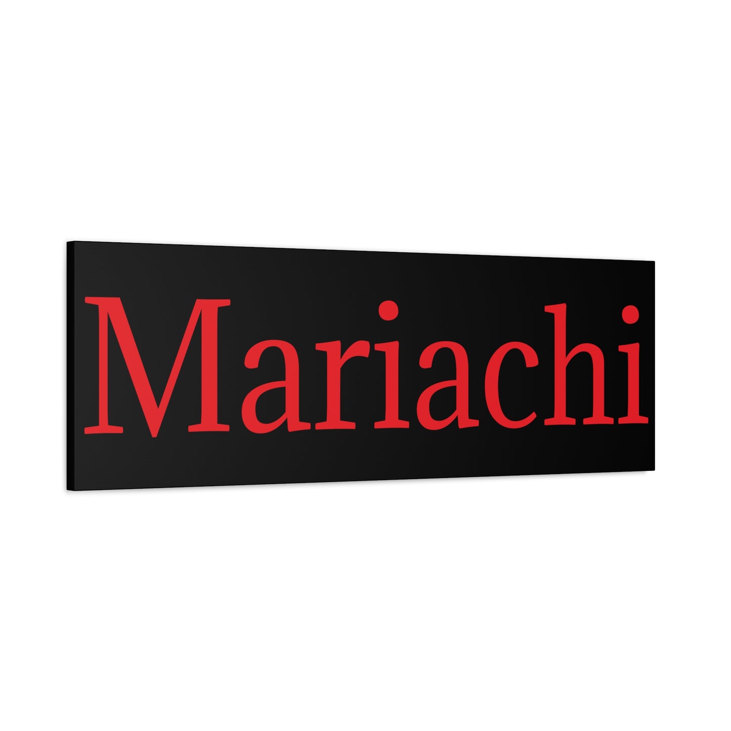 Red Mariachi Matte Canvas, Stretched, 1.25"