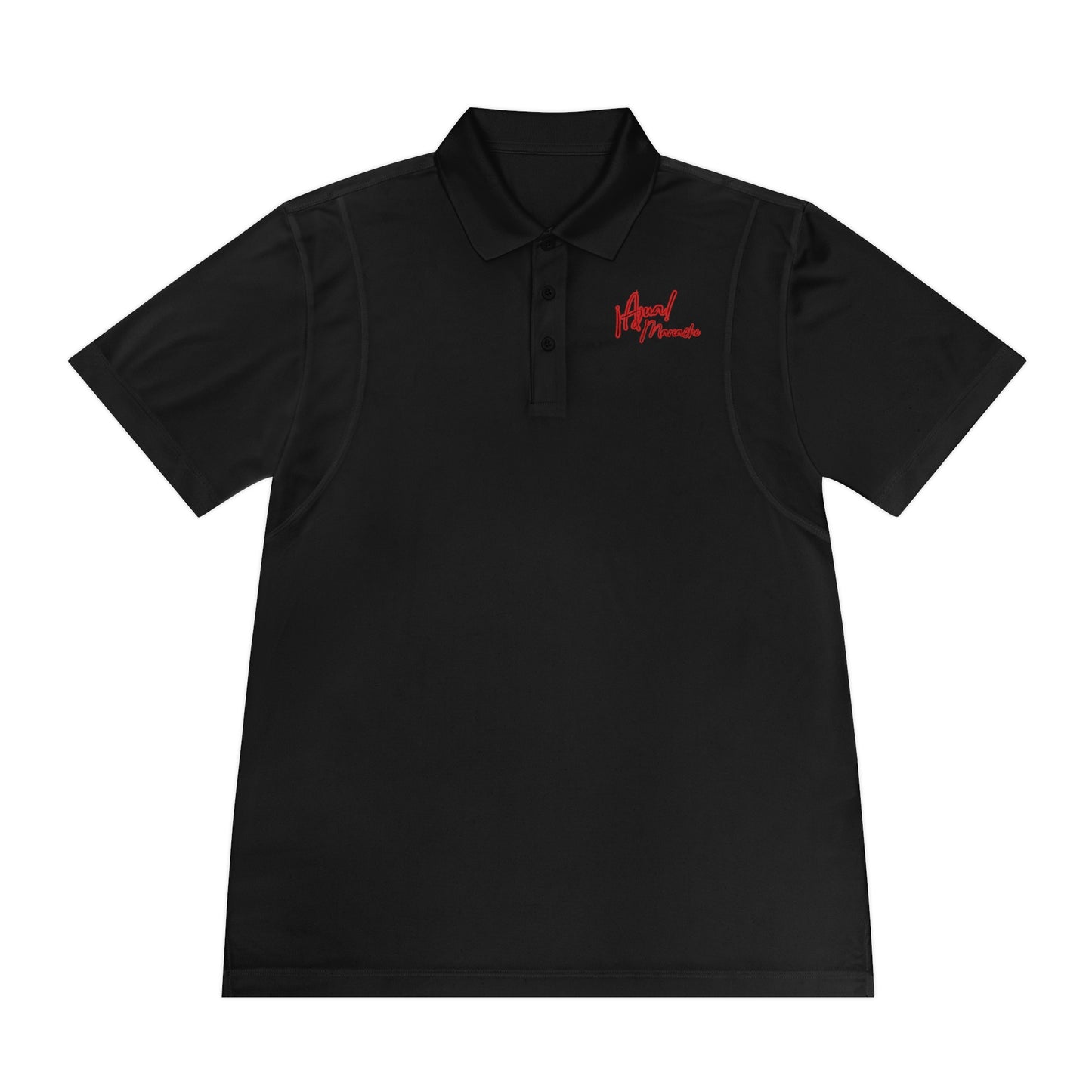 Red Ajua Men's Sport Polo Shirt