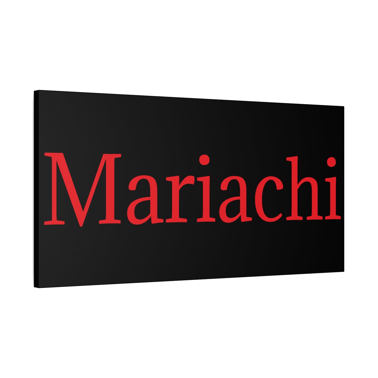 Red Mariachi Matte Canvas, Stretched, 1.25"