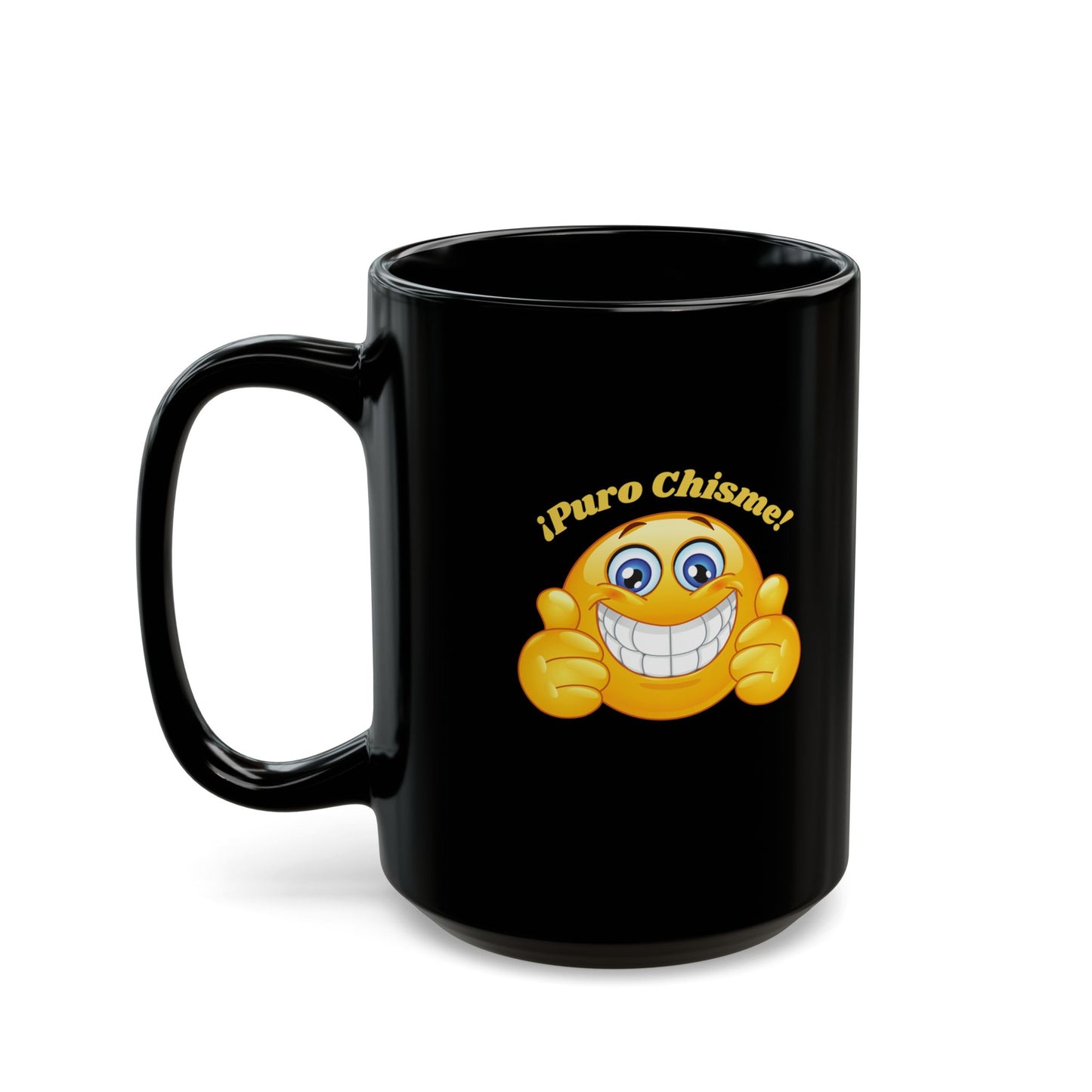 Puro Chisme Black Mug (11oz, 15oz)