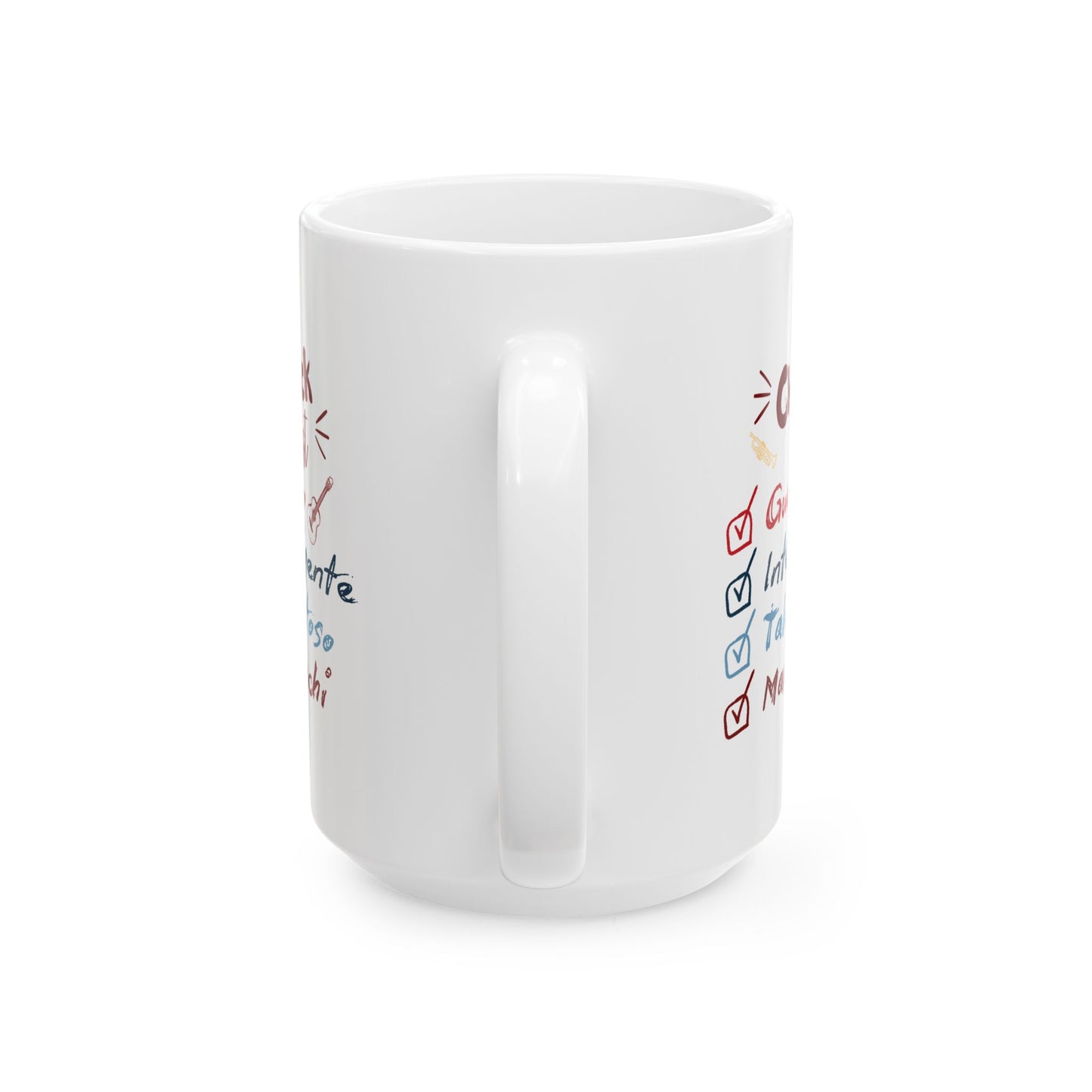 Checklist Guapo Ceramic Mug, (11oz, 15oz)