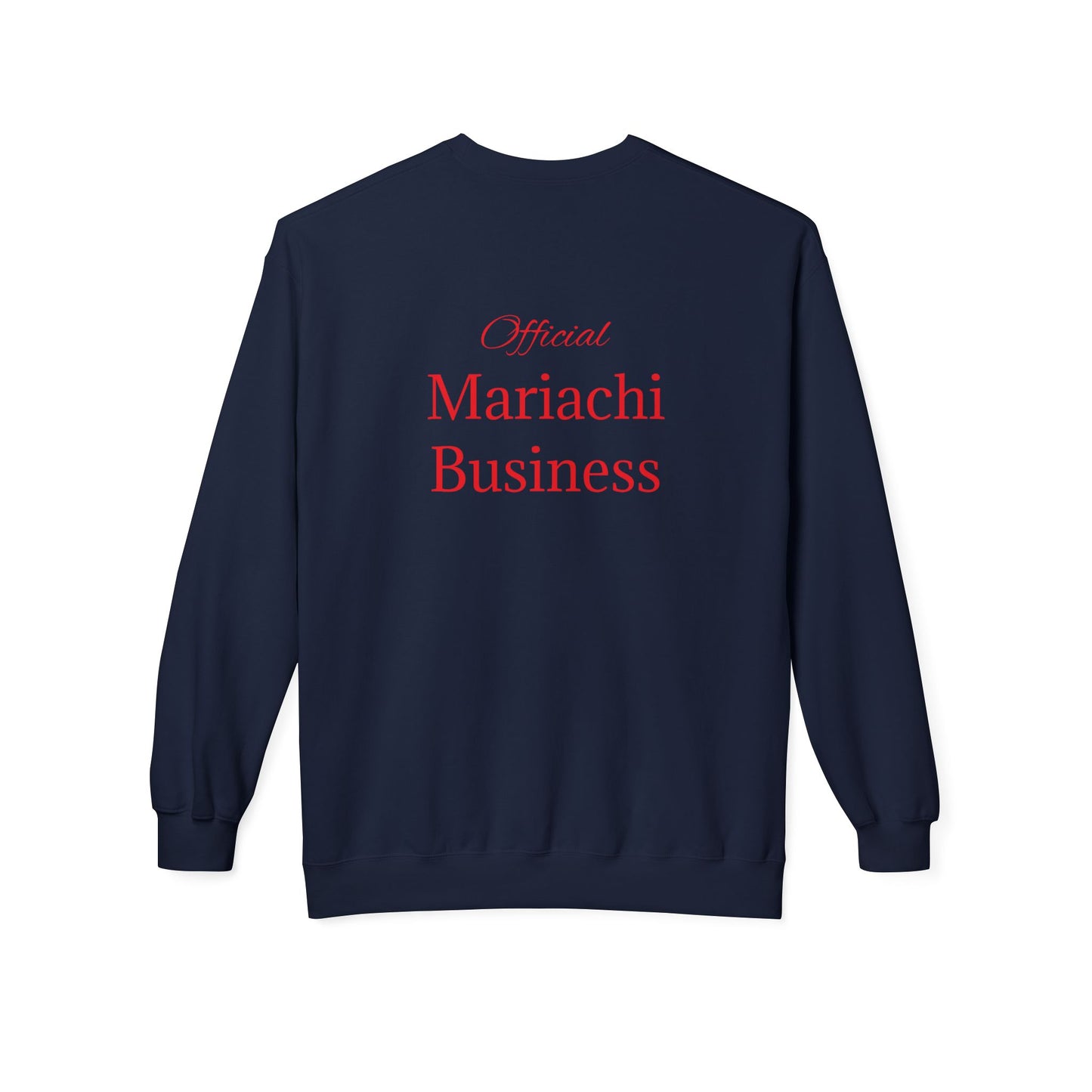 Official Mariachi Business Violín Unisex Midweight Softstyle Fleece Crewneck Sweatshirt