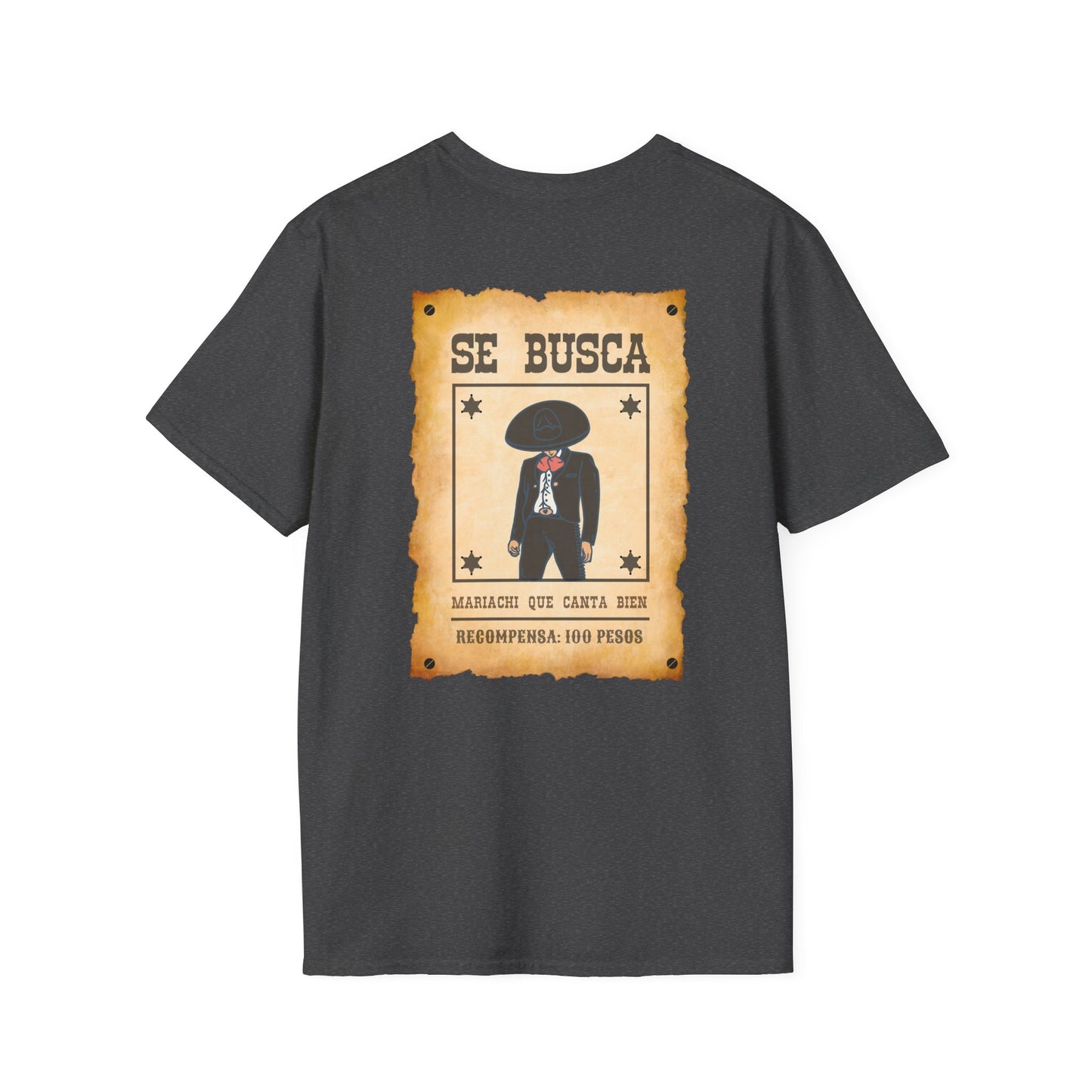 Wanted Mariachi Canta Unisex Softstyle T-Shirt