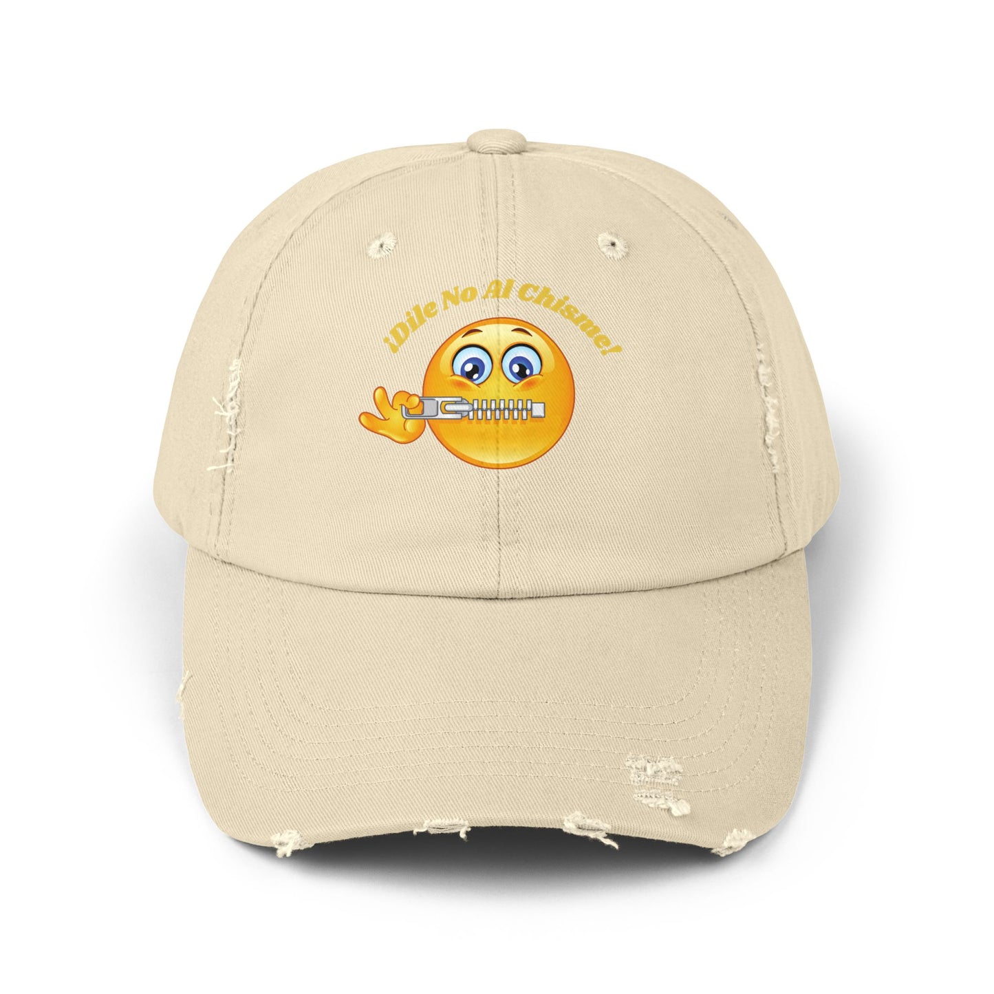 Dile No Al Chisme Unisex Distressed Cap
