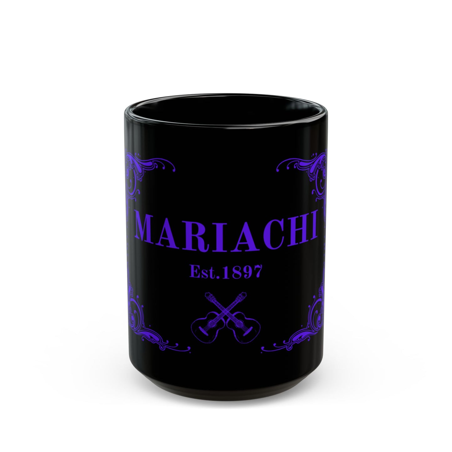 Purple Mariachi Established Black Mug (11oz, 15oz)