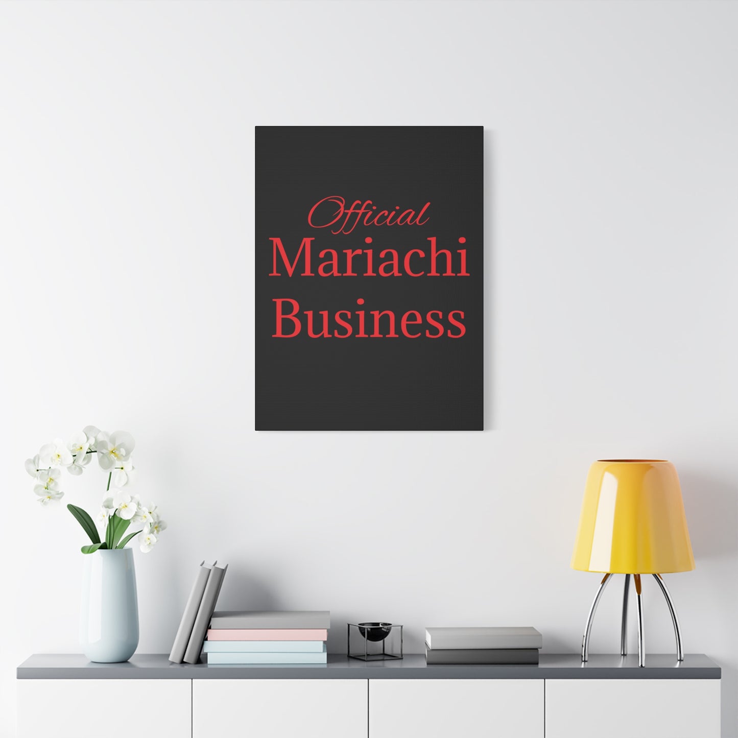 Official Mariachi Business Matte Canvas, Stretched, 1.25"