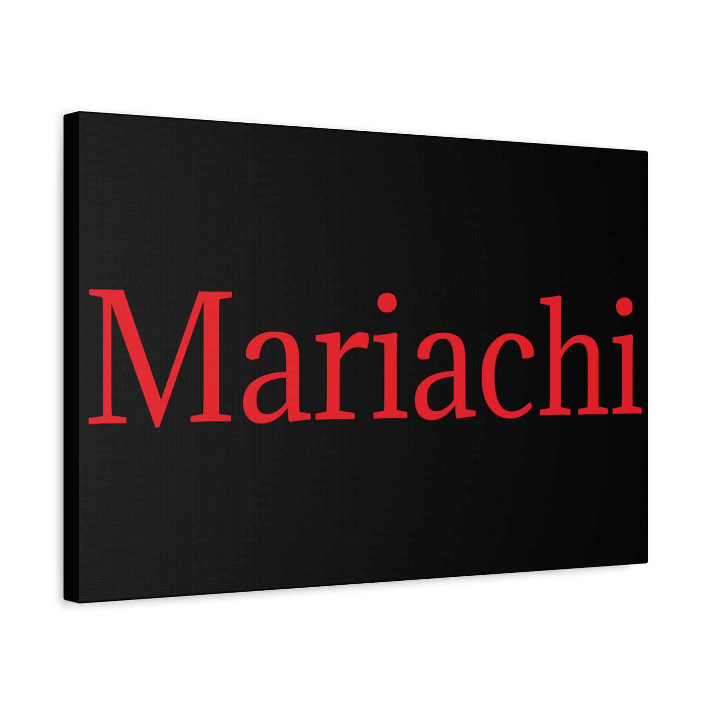 Red Mariachi Matte Canvas, Stretched, 1.25"