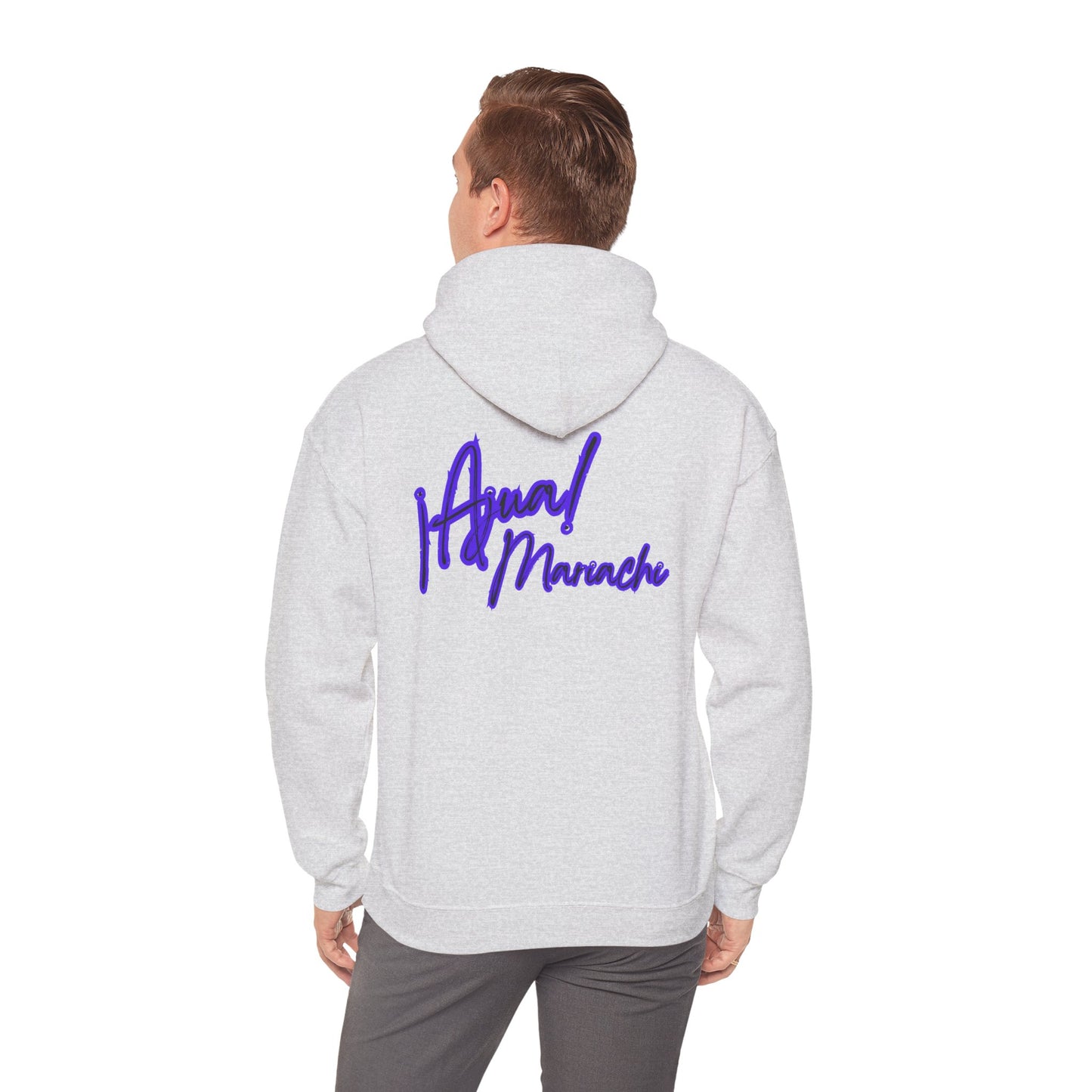 Purple Ajua Unisex Heavy Blend™ Hooded Sweatshirt