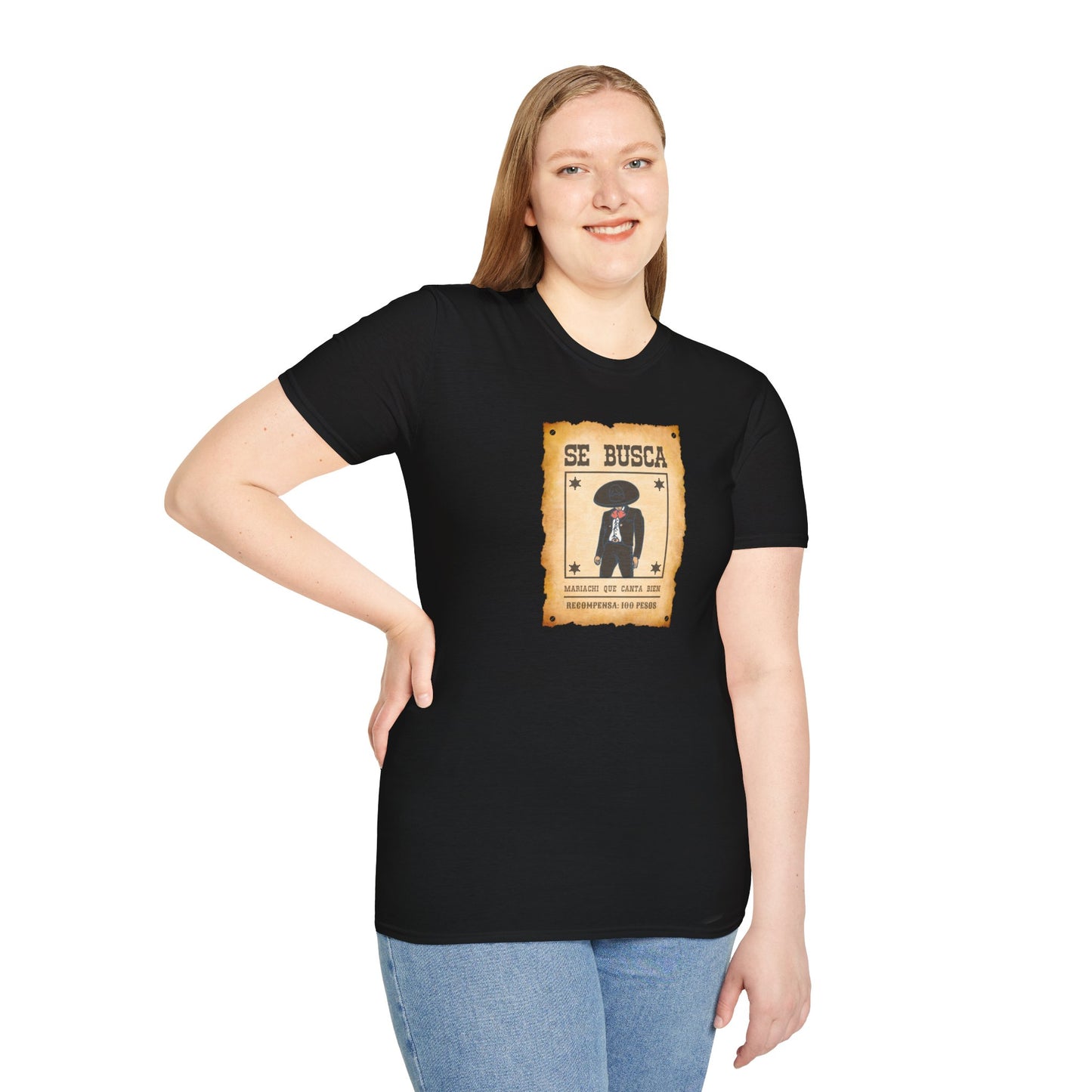 Wanted Mariachi Canta Unisex Softstyle T-Shirt