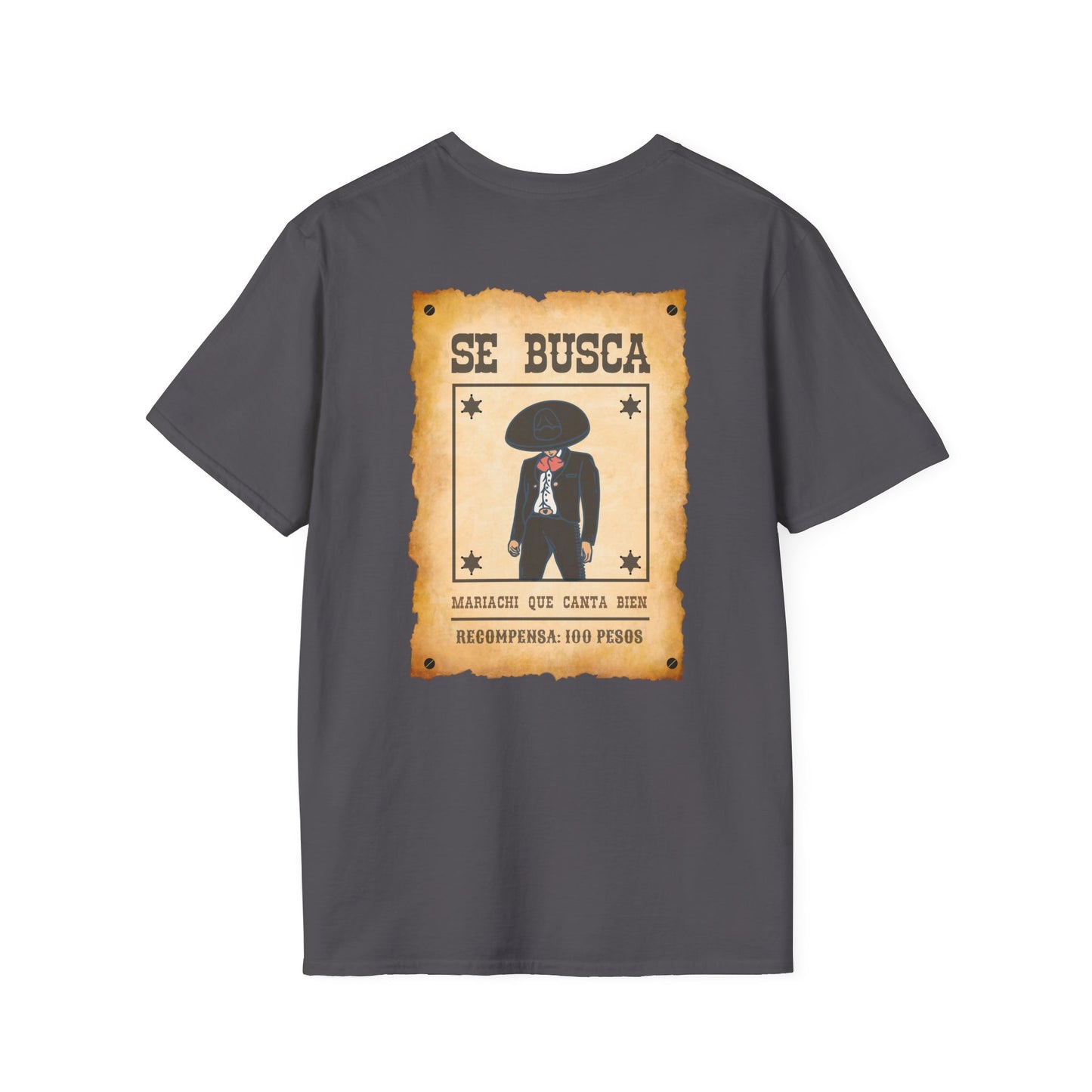 Wanted Mariachi Canta Unisex Softstyle T-Shirt