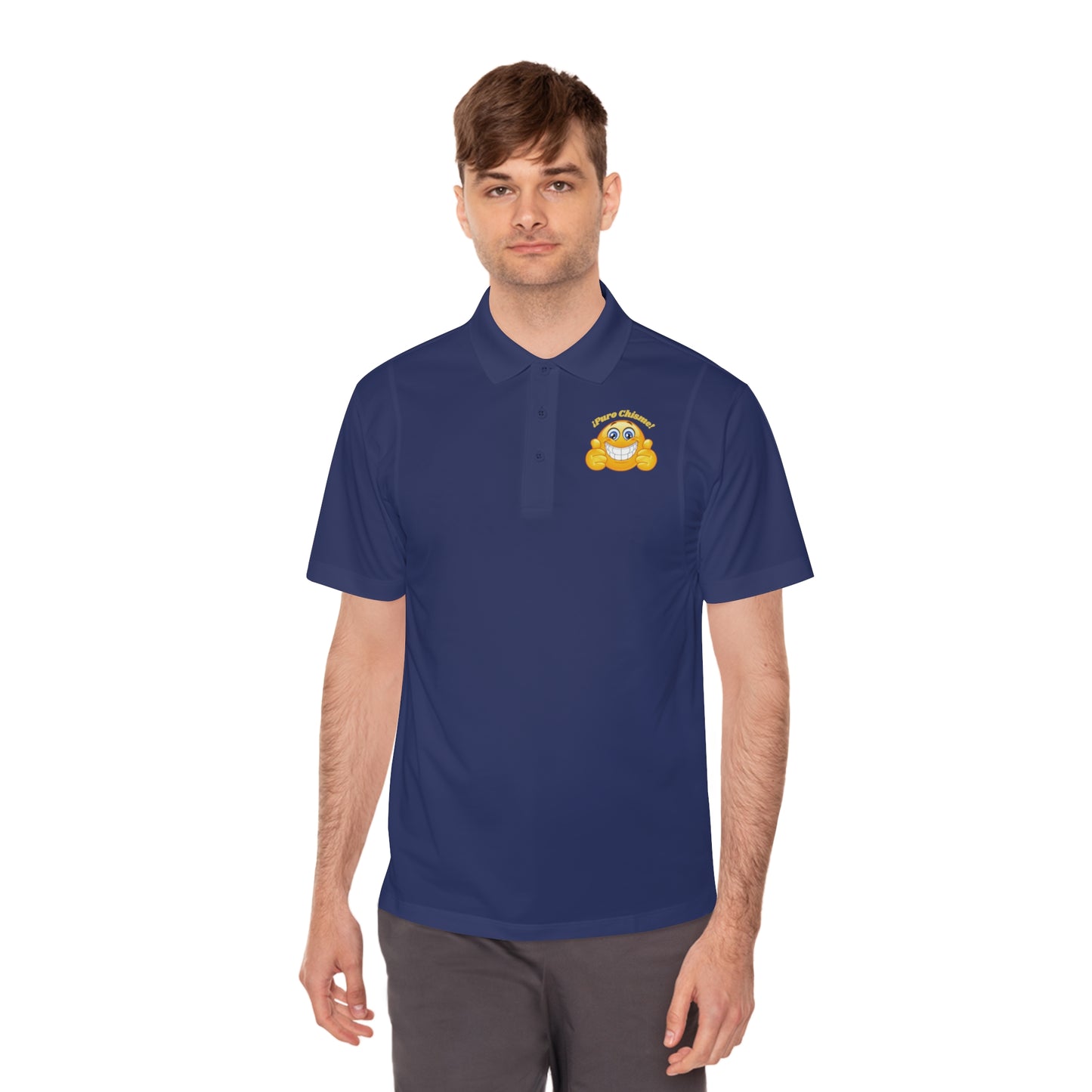 Puro Chisme Men's Sport Polo Shirt