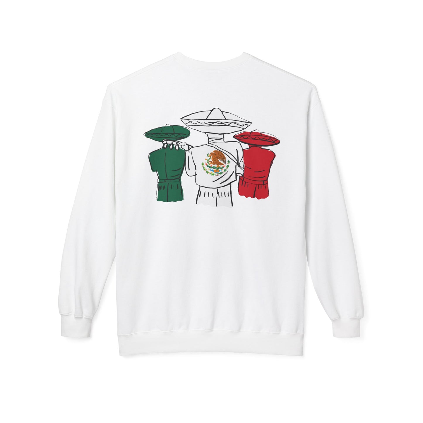 Flag Unisex Midweight Softstyle Fleece Crewneck Sweatshirt