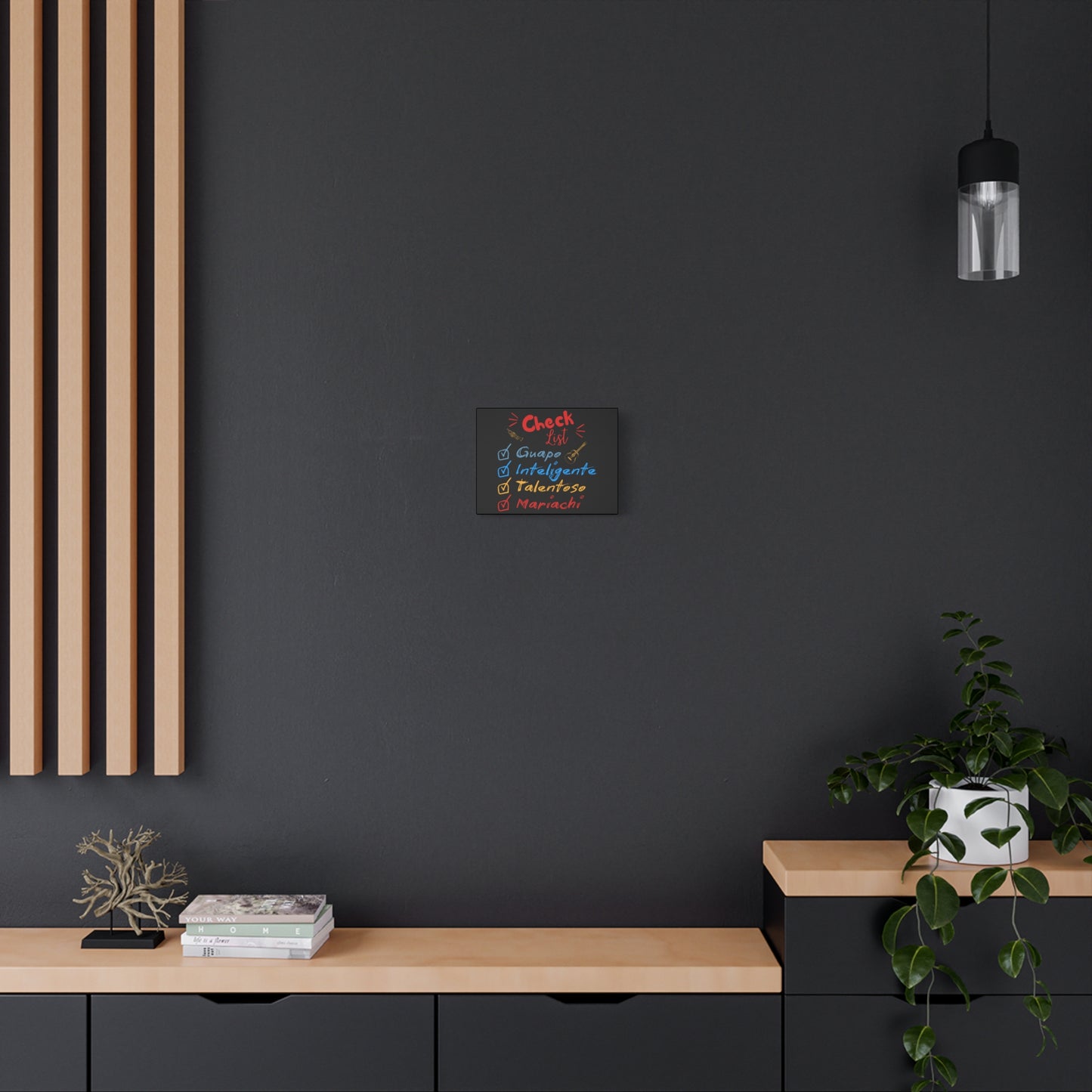 Checklist Guapo Matte Canvas, Stretched, 1.25"