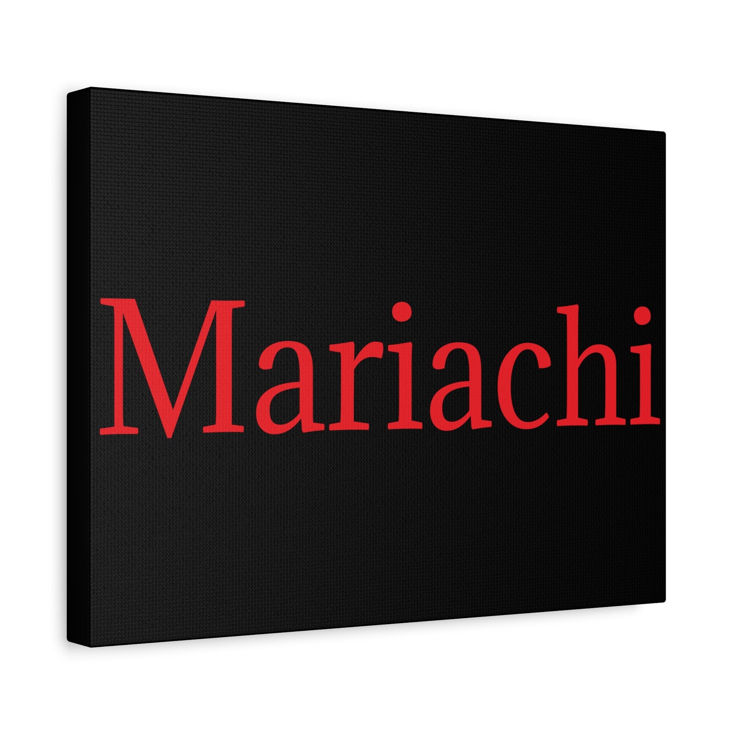 Red Mariachi Matte Canvas, Stretched, 1.25"