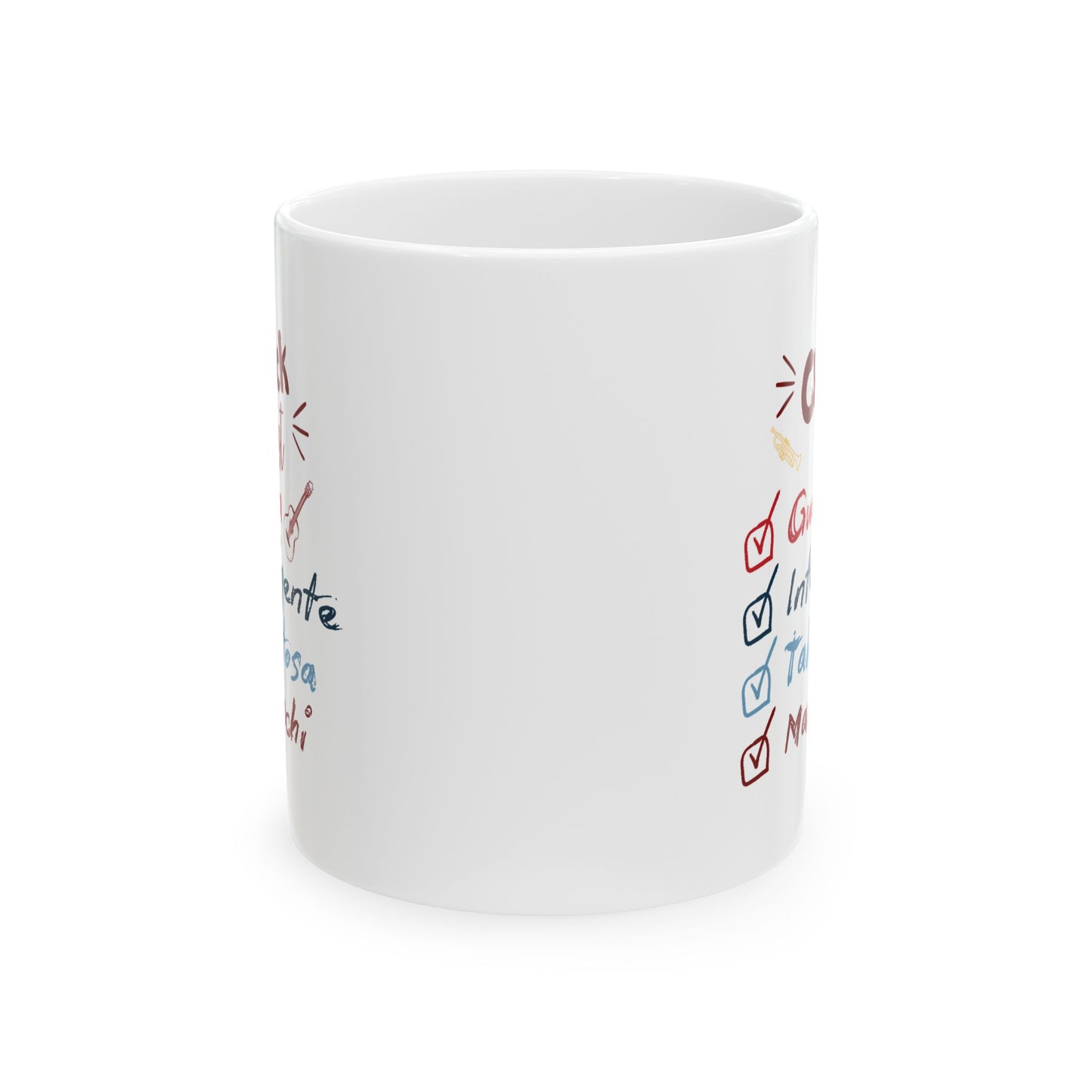 Checklist Guapa Ceramic Mug, (11oz, 15oz)