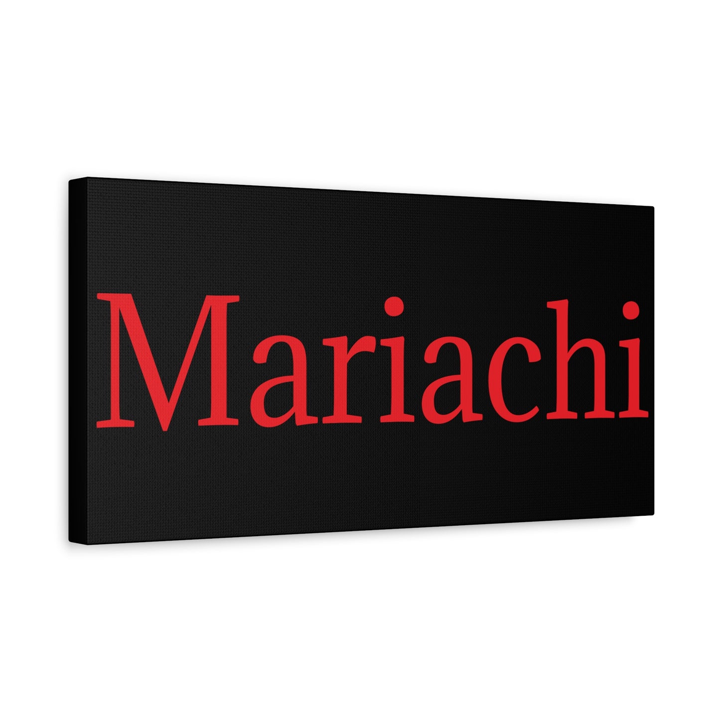 Red Mariachi Matte Canvas, Stretched, 1.25"