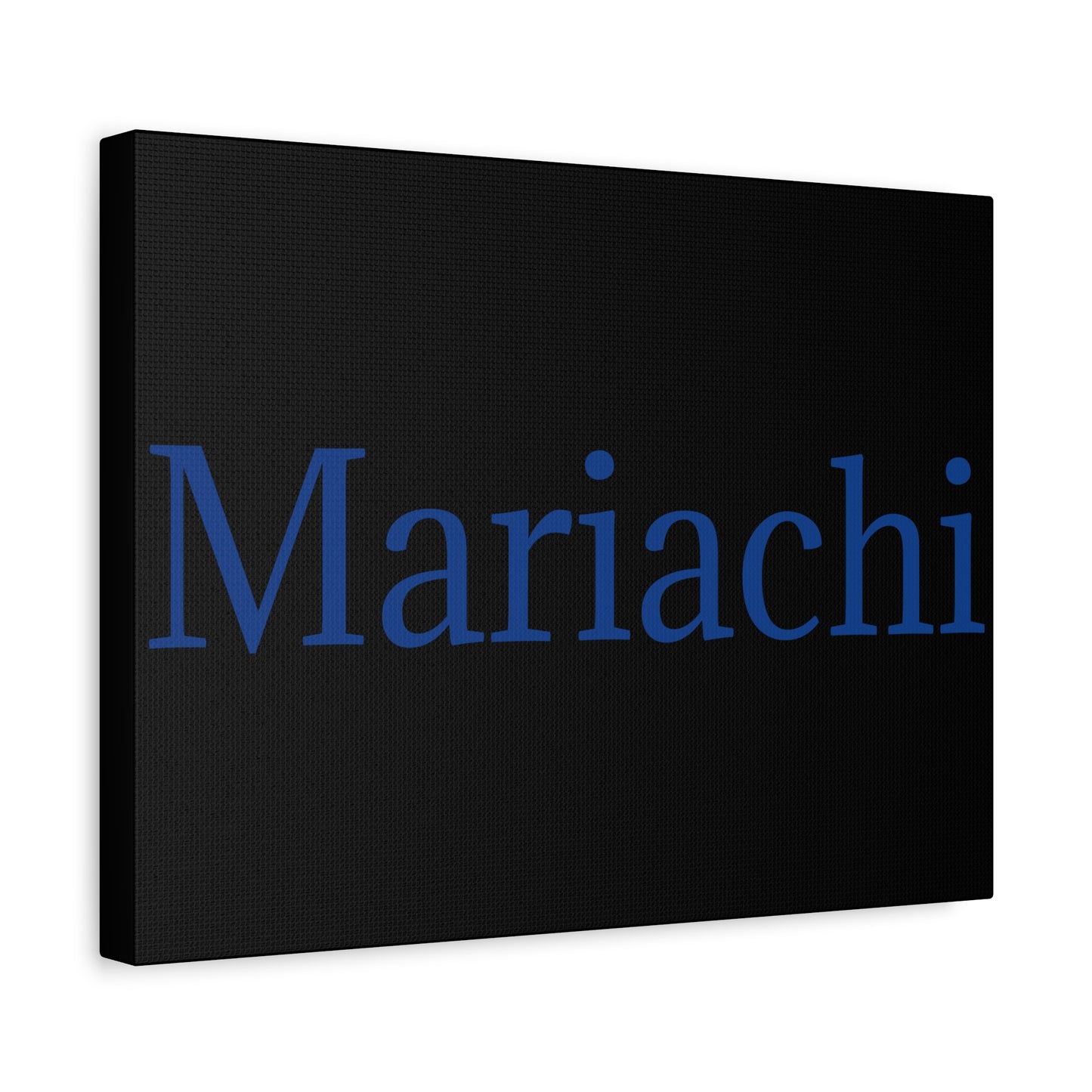 Blue Mariachi Matte Canvas, Stretched, 1.25"