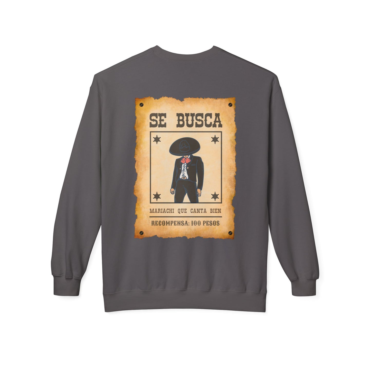 Wanted Mariachi Canta Unisex Midweight Softstyle Fleece Crewneck Sweatshirt