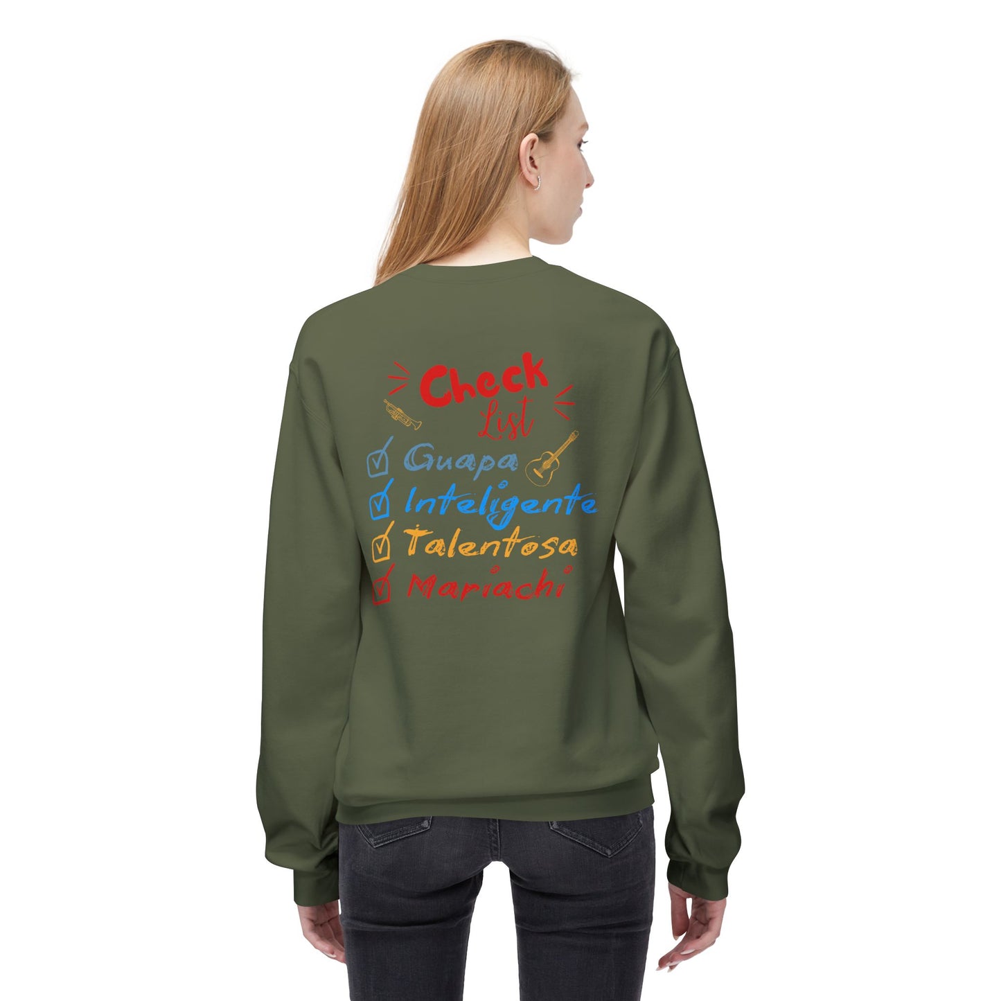 Checklist Guapa Unisex Midweight Softstyle Fleece Crewneck Sweatshirt