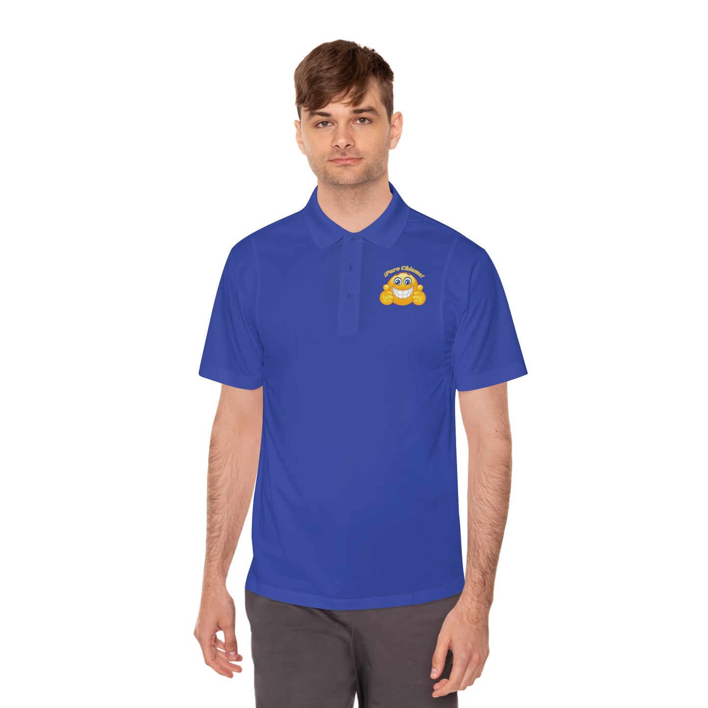Puro Chisme Men's Sport Polo Shirt
